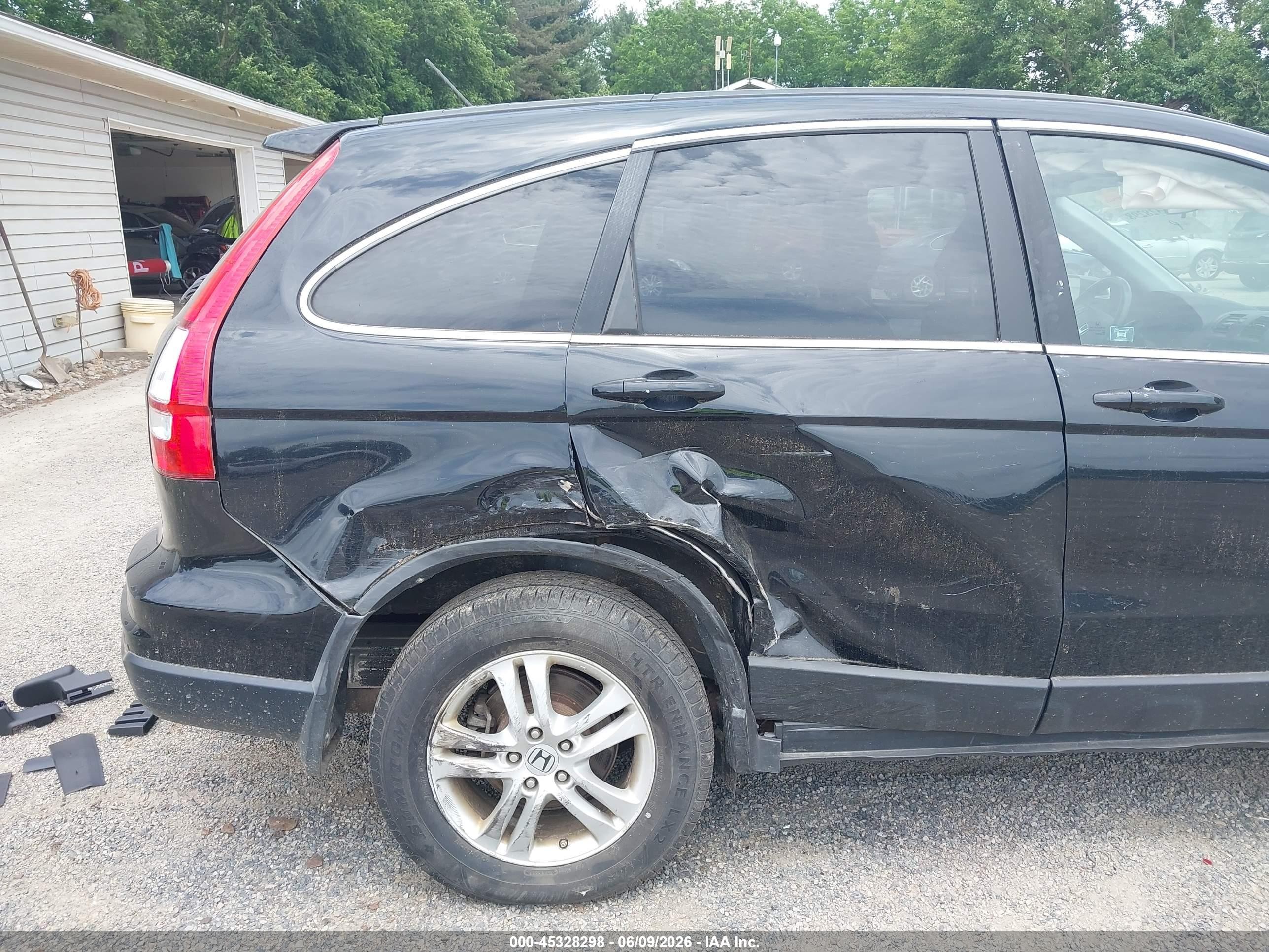 2010 Honda Cr-v Ex-l Black vin: 5J6RE4H77AL033220