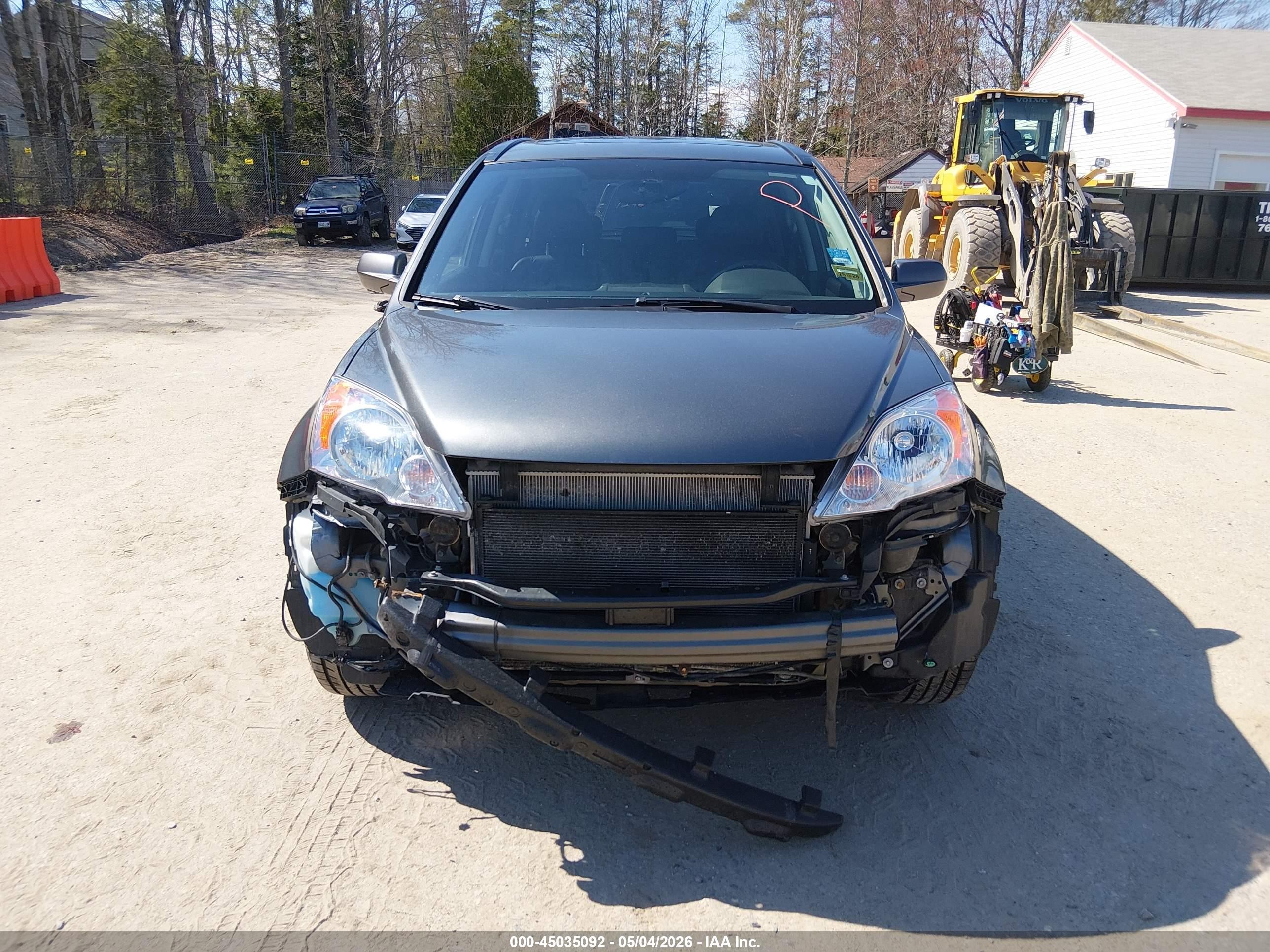 2010 Honda Cr-v Ex-l Gray vin: 5J6RE4H77AL046548