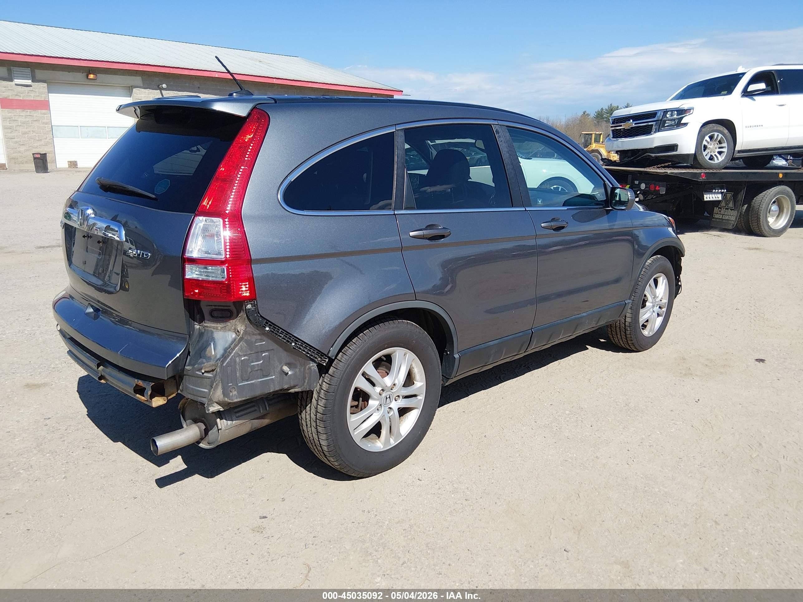 2010 Honda Cr-v Ex-l Gray vin: 5J6RE4H77AL046548