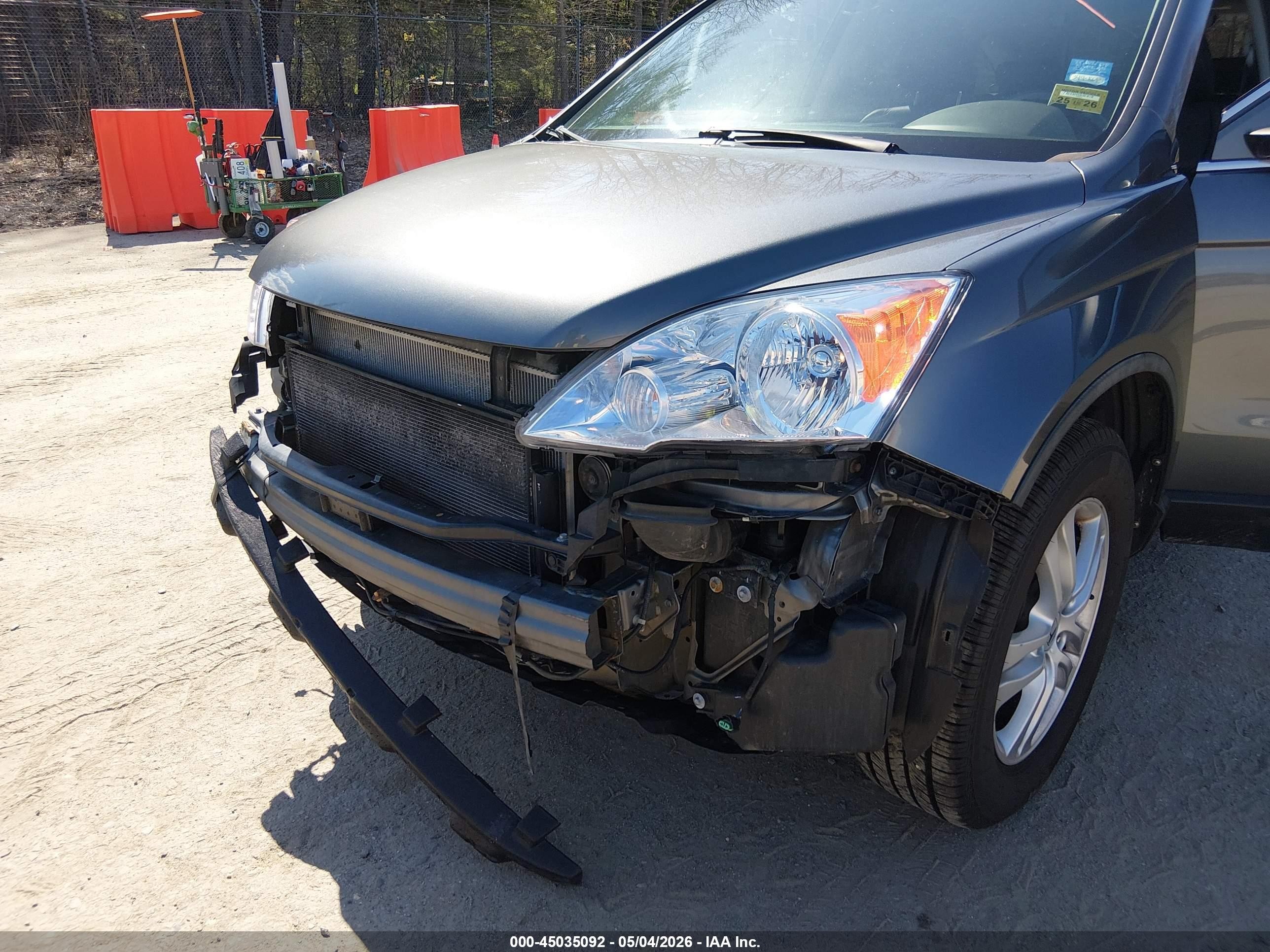 2010 Honda Cr-v Ex-l Gray vin: 5J6RE4H77AL046548