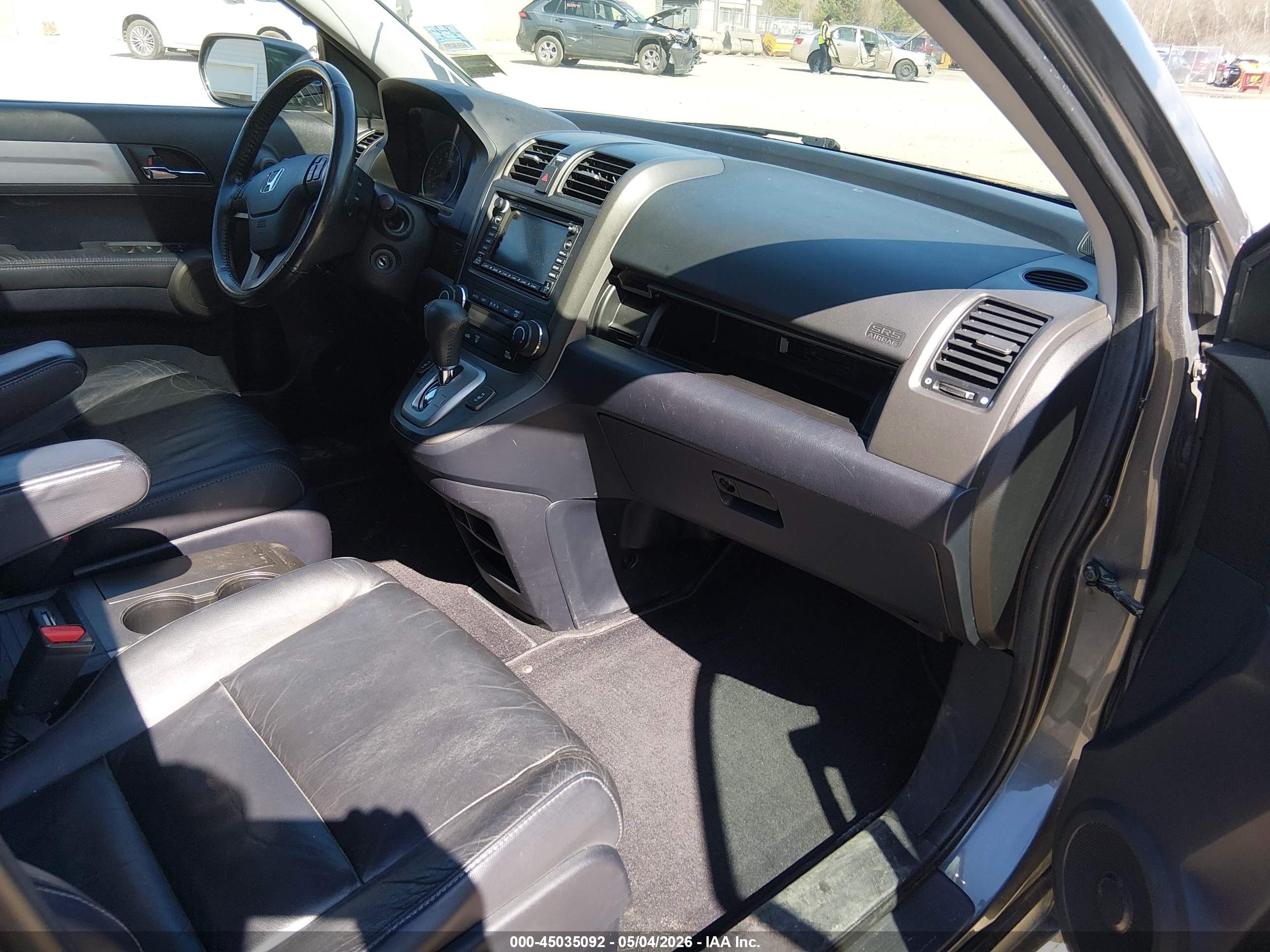 2010 Honda Cr-v Ex-l Gray vin: 5J6RE4H77AL046548