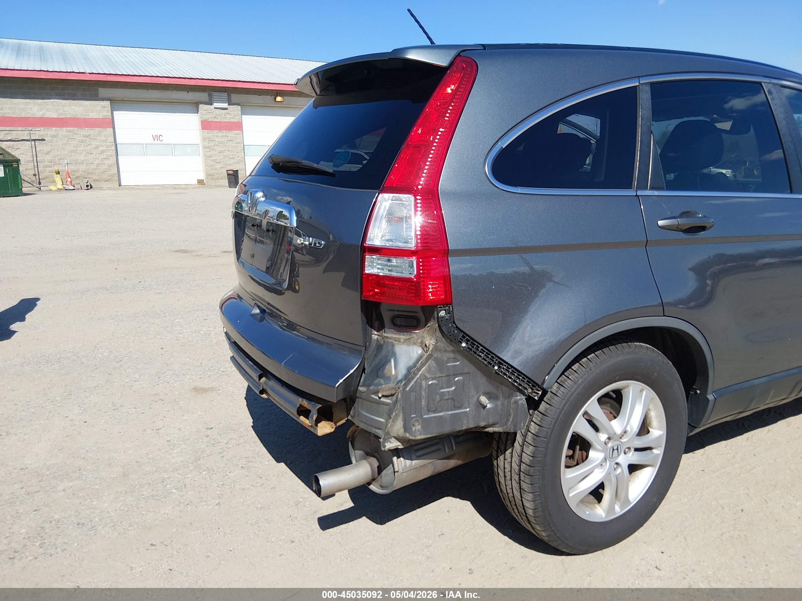 2010 Honda Cr-v Ex-l Gray vin: 5J6RE4H77AL046548