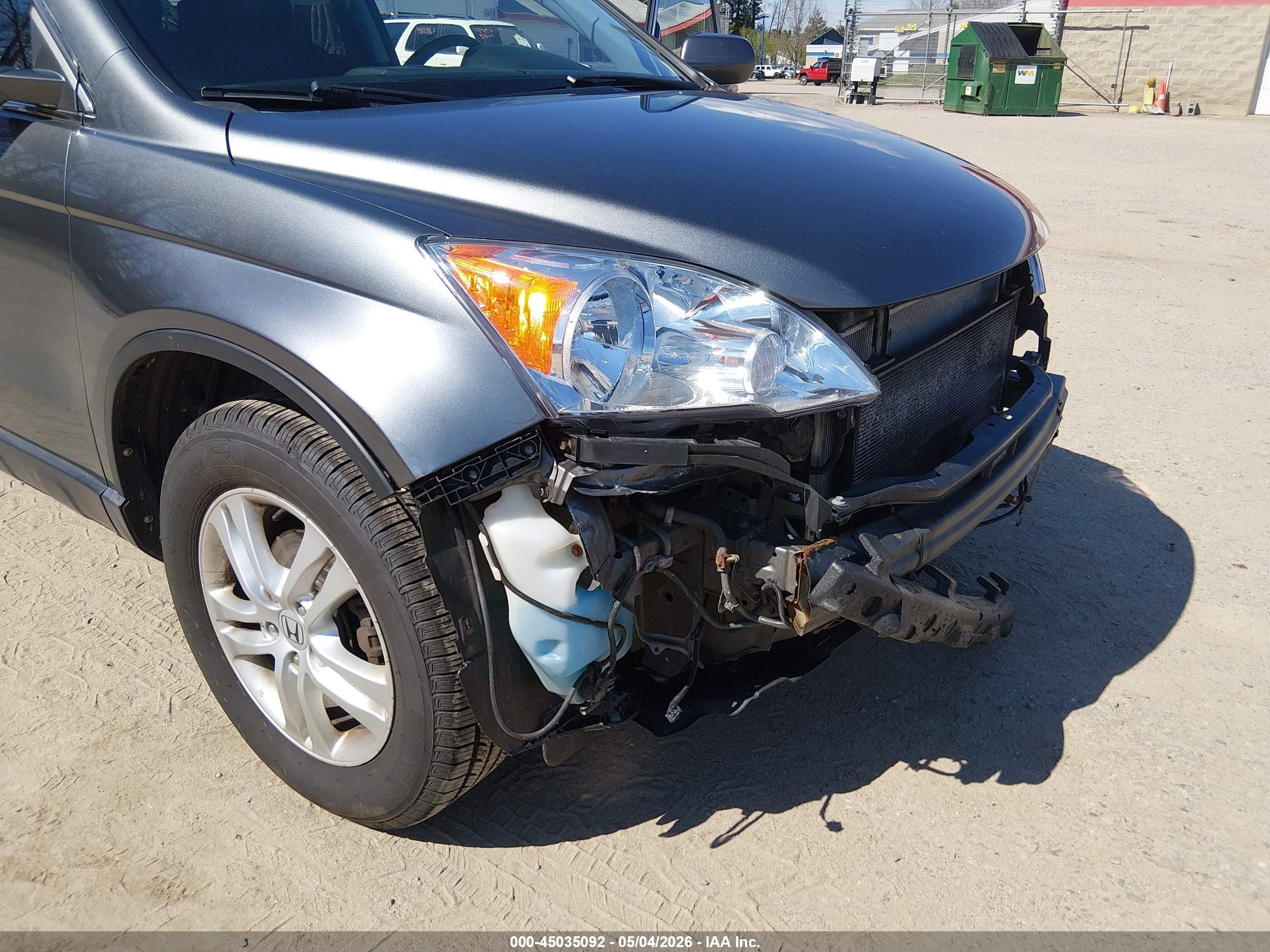 2010 Honda Cr-v Ex-l Gray vin: 5J6RE4H77AL046548