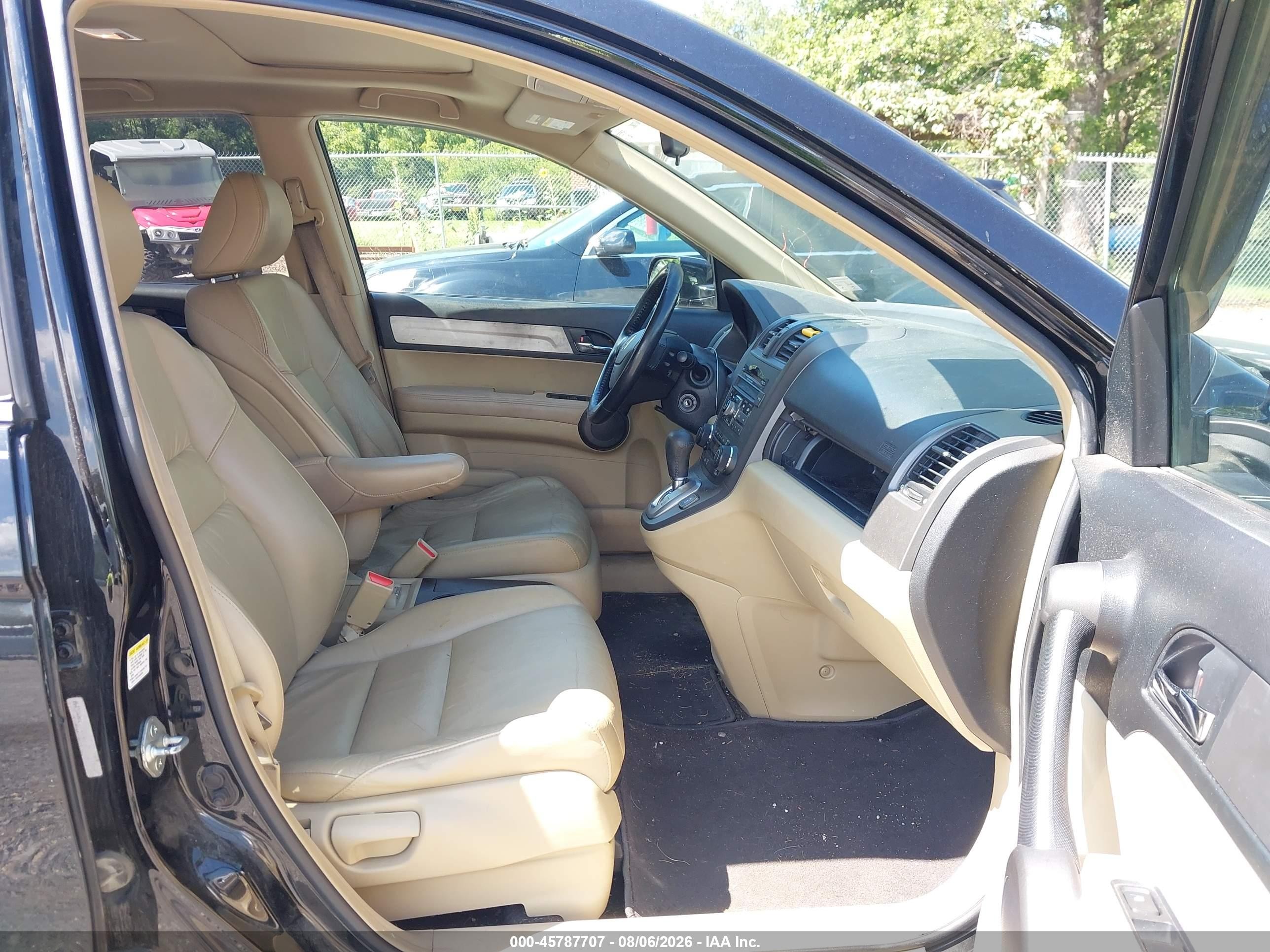 2010 Honda Cr-v Ex-l Black vin: 5J6RE4H77AL067660