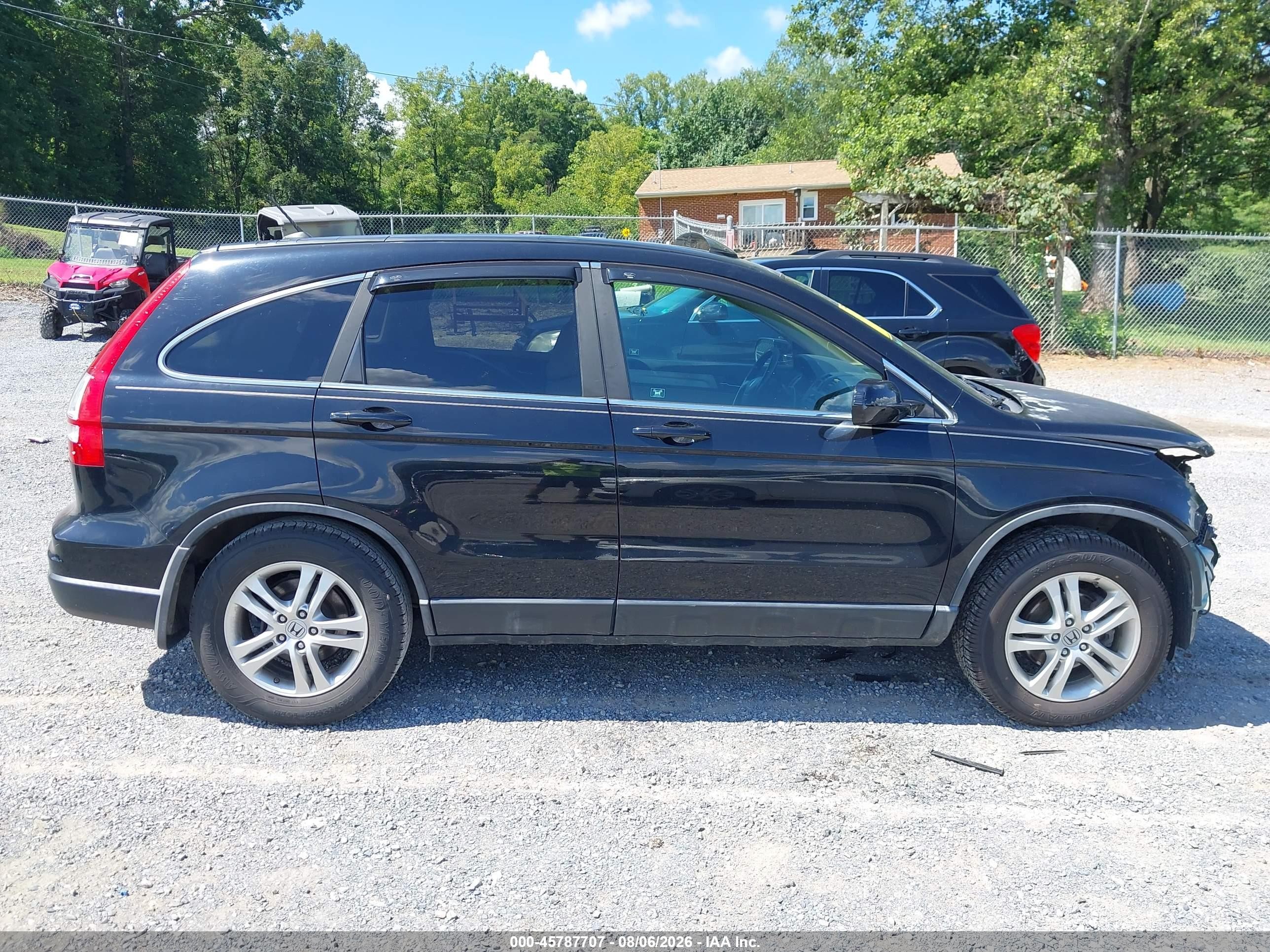2010 Honda Cr-v Ex-l Black vin: 5J6RE4H77AL067660