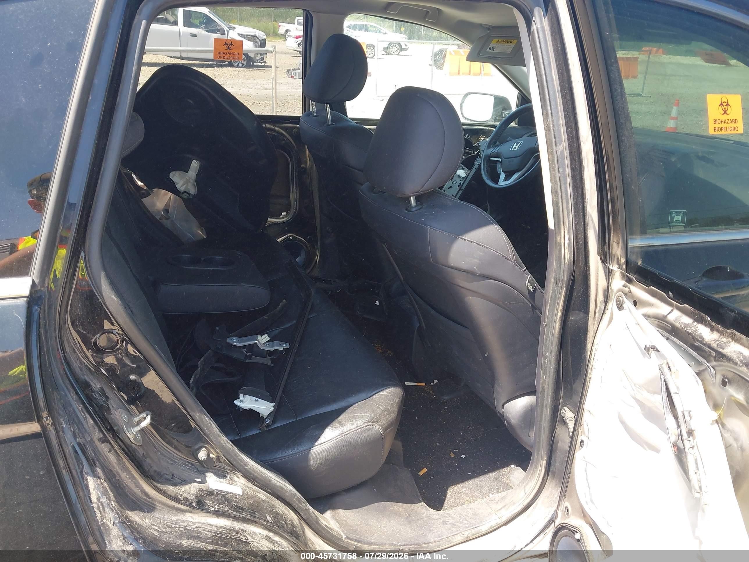 2010 Honda Cr-v Ex-l Black vin: 5J6RE4H77AL068601