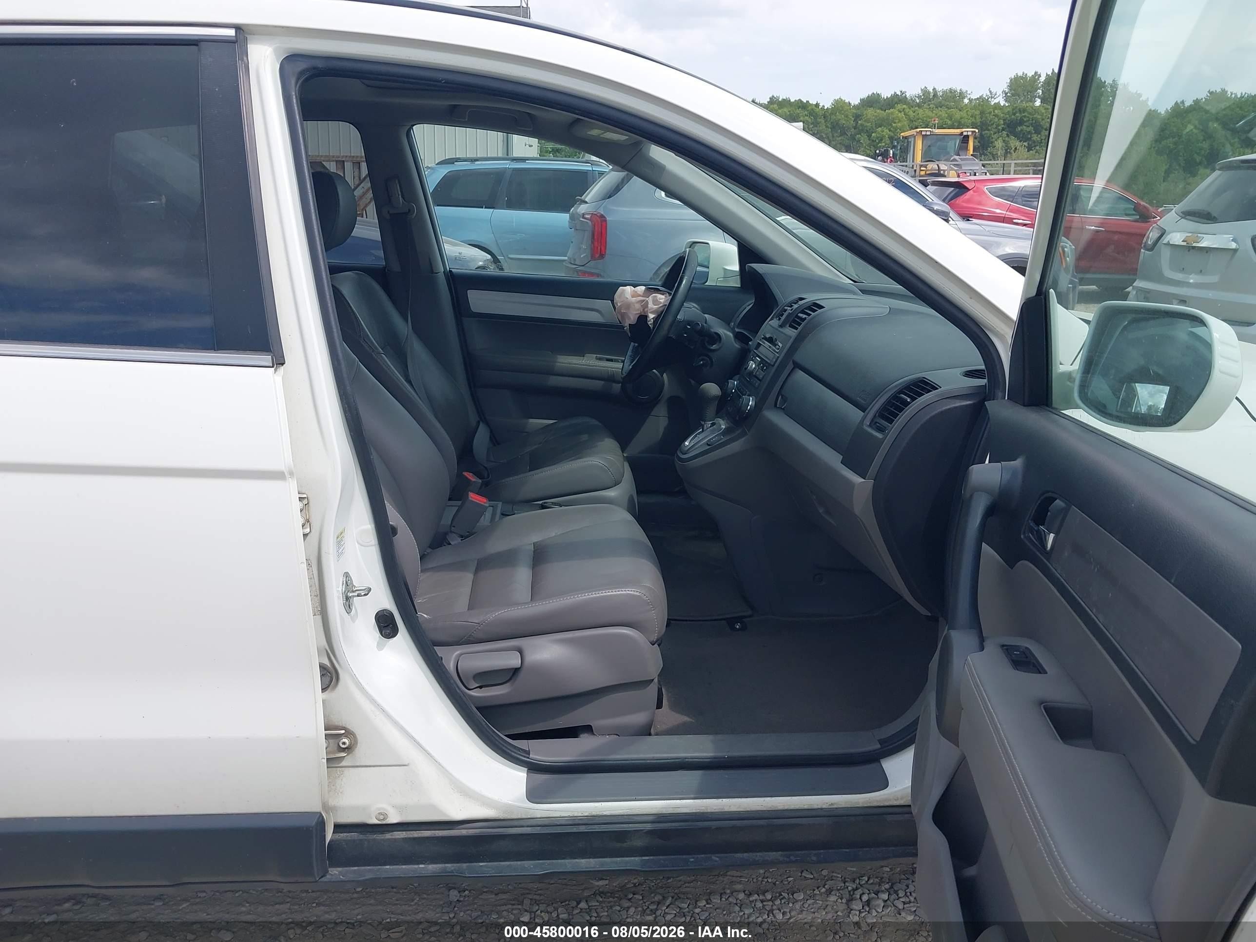 2010 Honda Cr-v Ex-l White vin: 5J6RE4H77AL068968