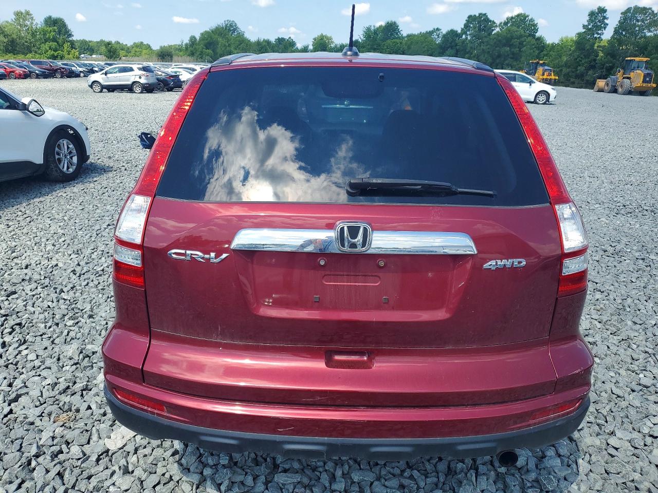 2010 Honda Cr-v Exl Red vin: 5J6RE4H77AL075077