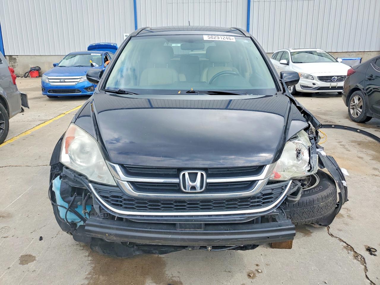 2010 Honda Cr-v Exl Black vin: 5J6RE4H77AL079517