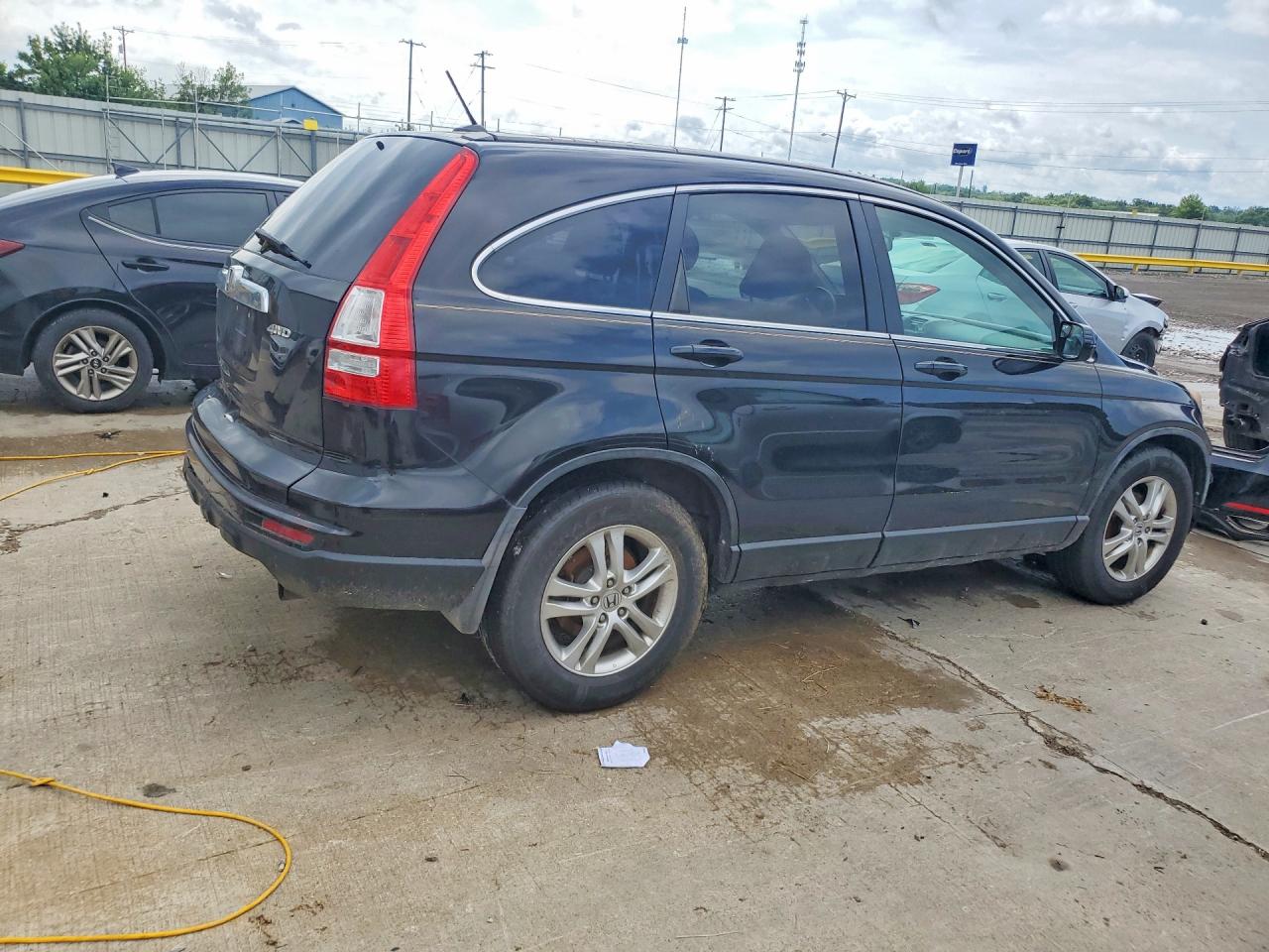 2010 Honda Cr-v Exl Black vin: 5J6RE4H77AL079517