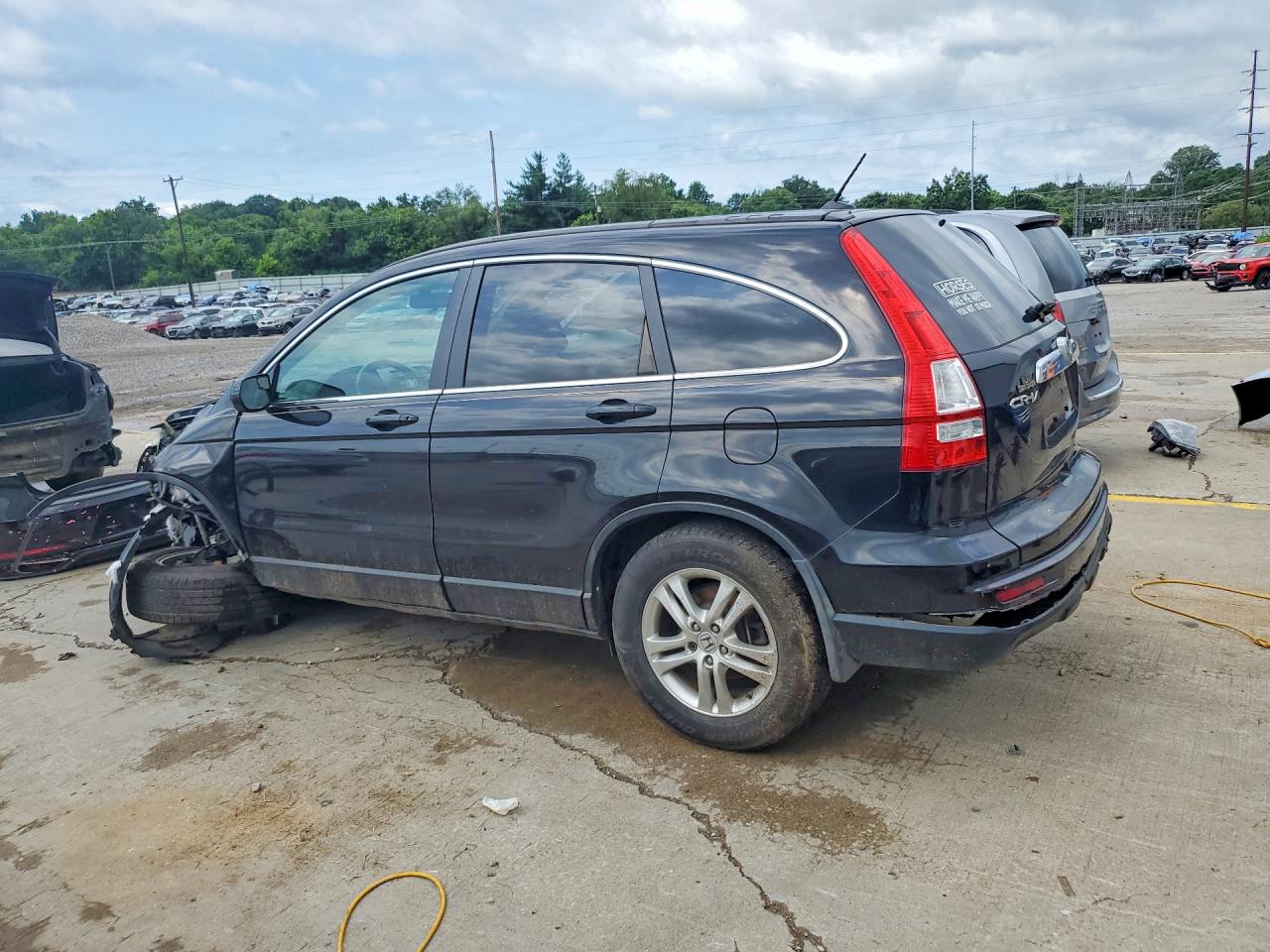 2010 Honda Cr-v Exl Black vin: 5J6RE4H77AL079517