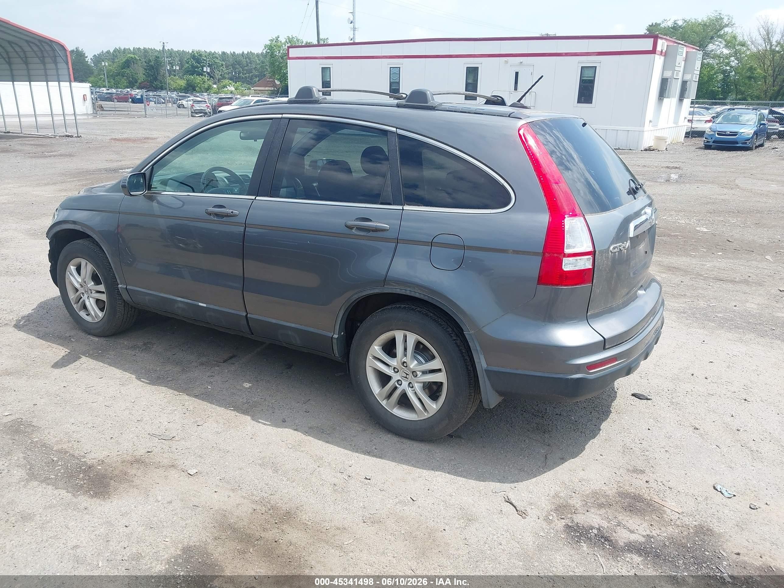 2010 Honda Cr-v Ex-l Gray vin: 5J6RE4H77AL083714