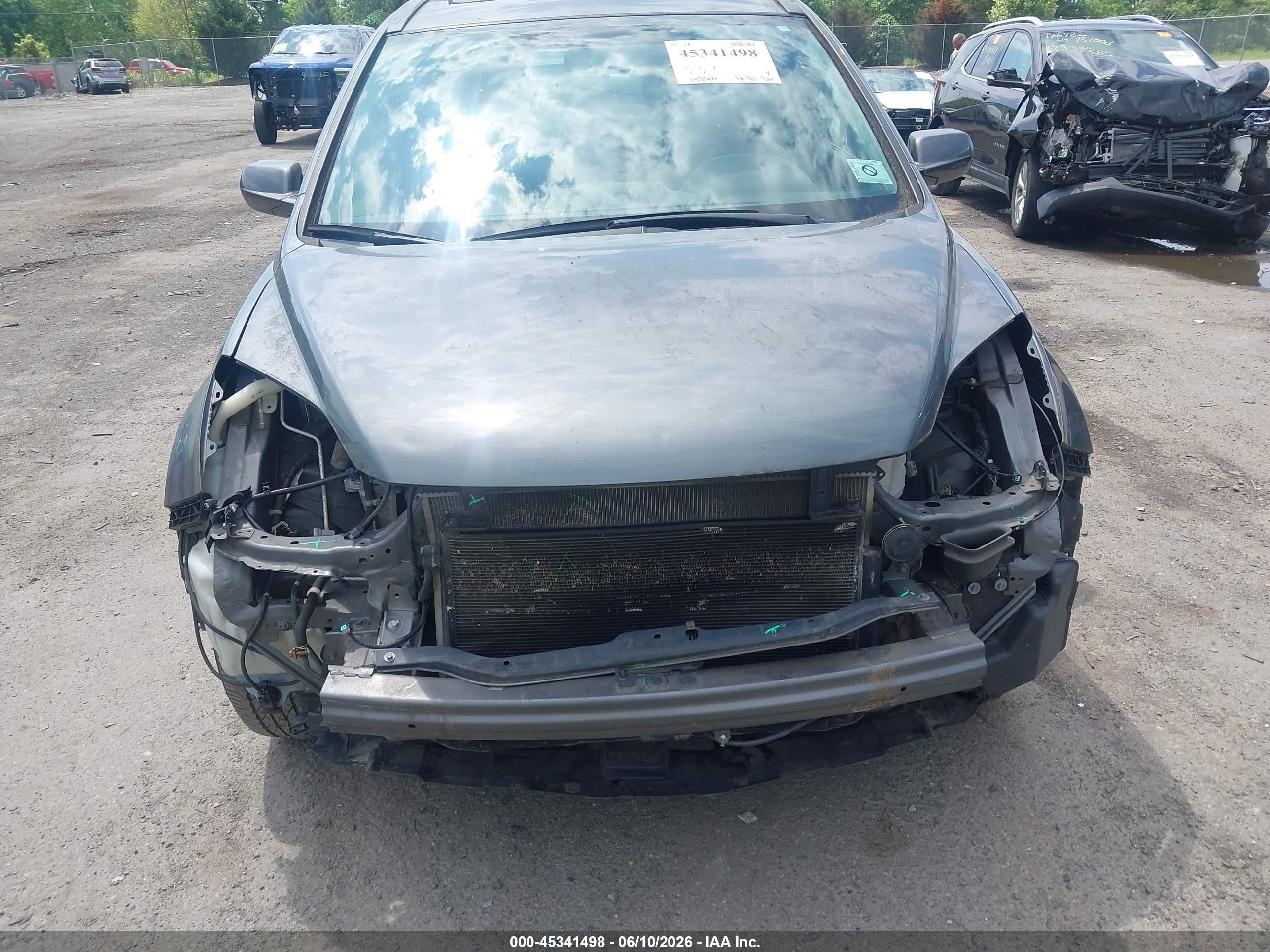 2010 Honda Cr-v Ex-l Gray vin: 5J6RE4H77AL083714