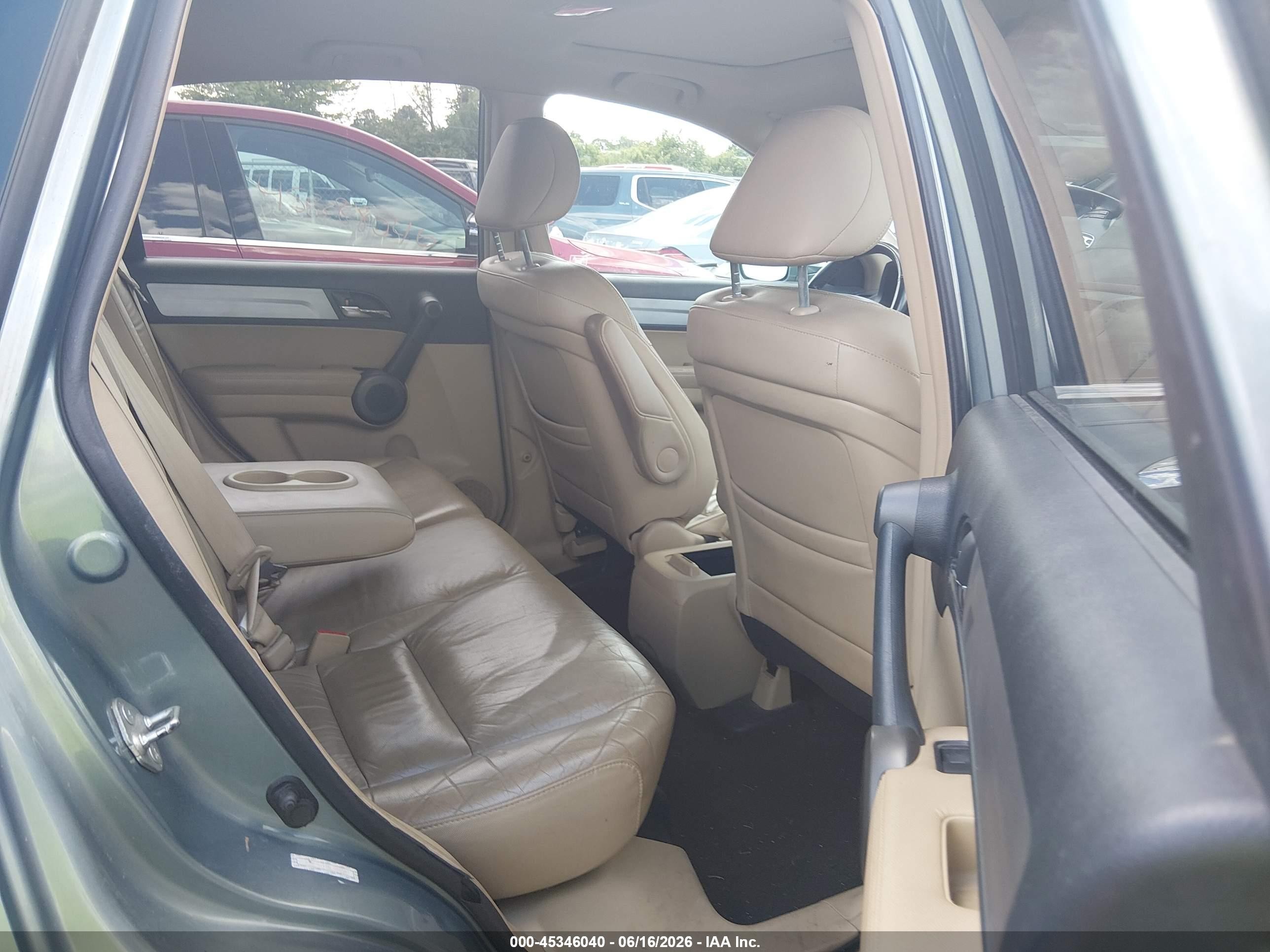 2010 Honda Cr-v Ex-l Green vin: 5J6RE4H77AL086547