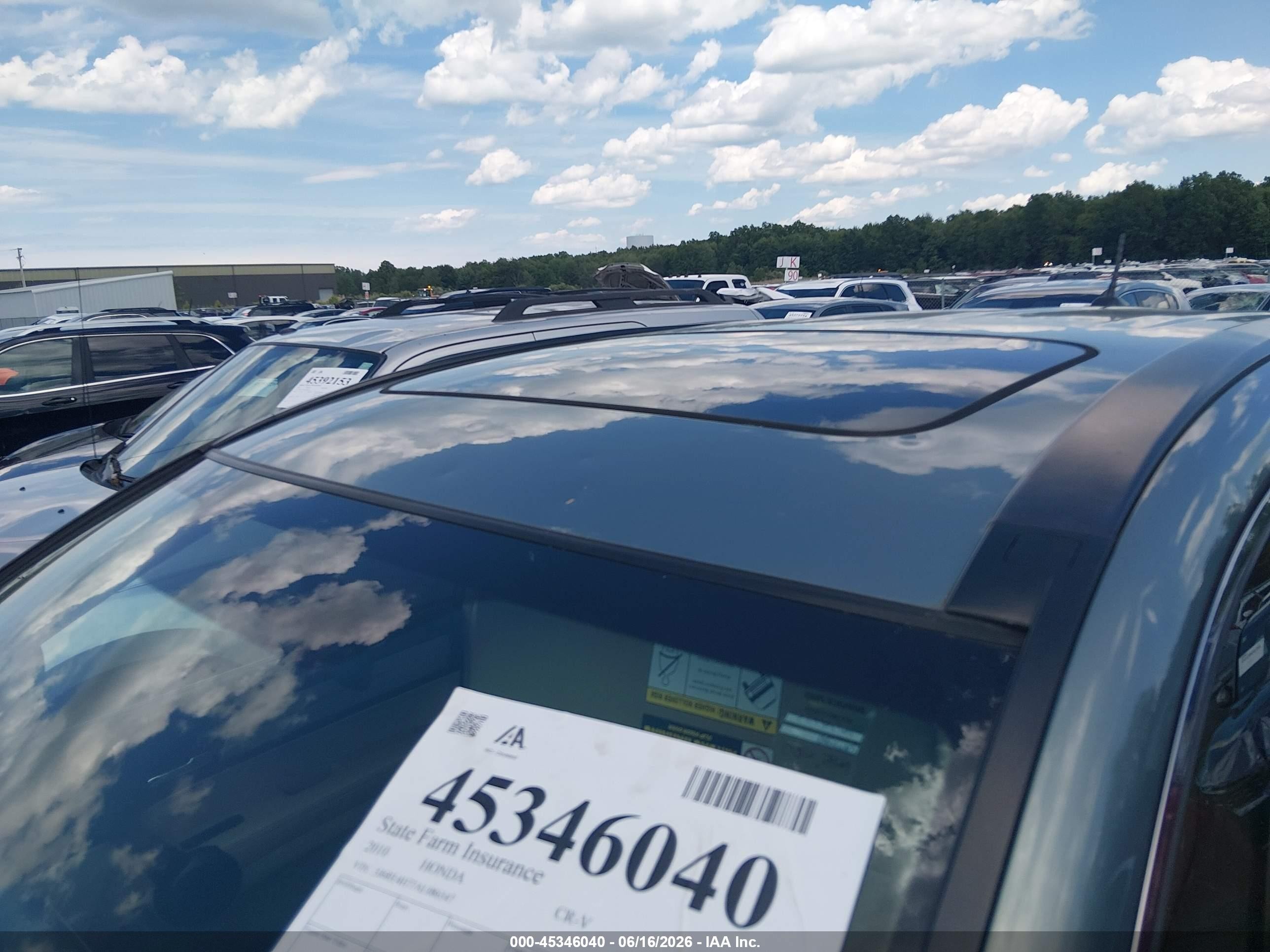 2010 Honda Cr-v Ex-l Green vin: 5J6RE4H77AL086547