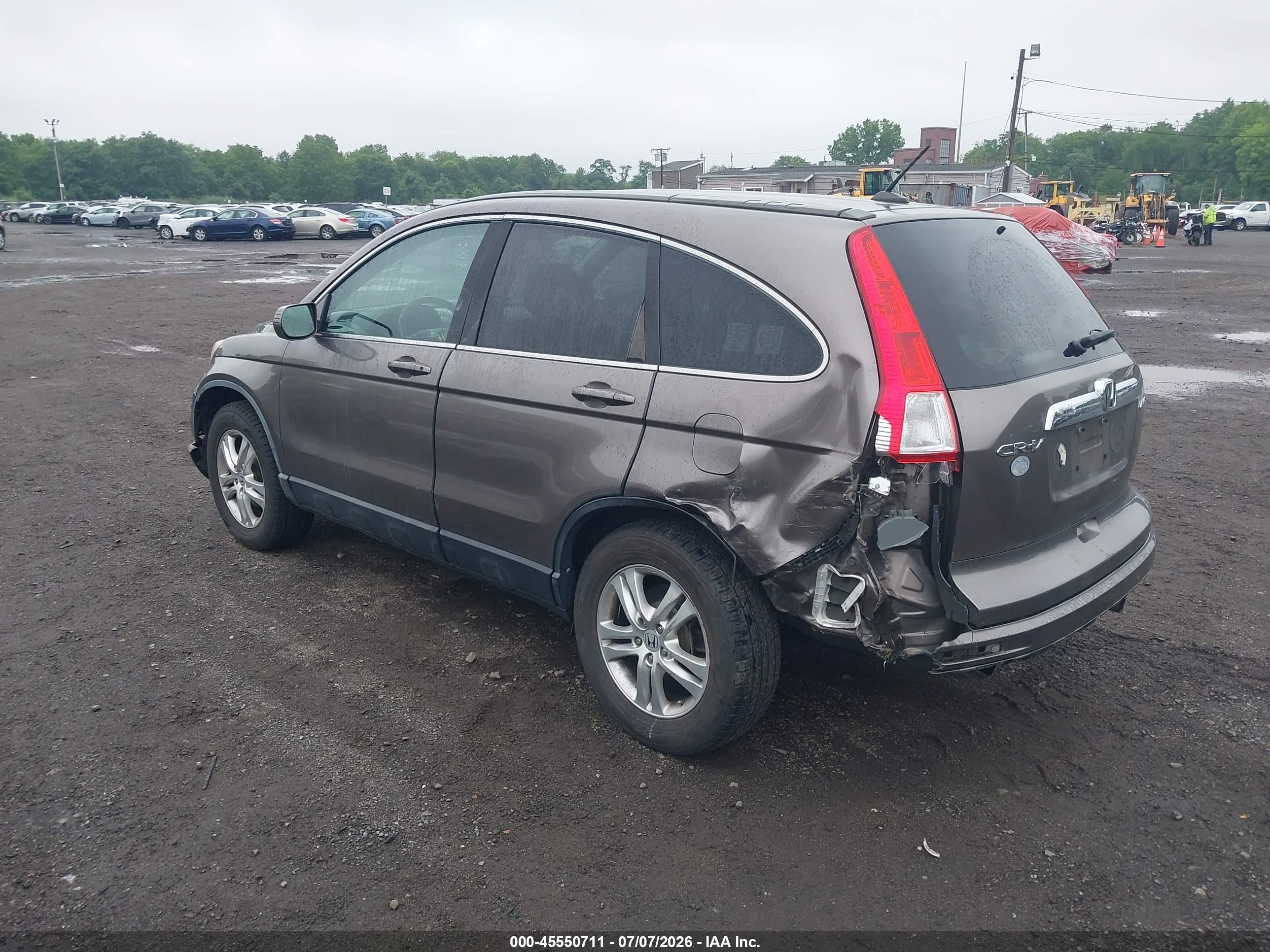 2010 Honda Cr-v Ex-l Серый vin: 5J6RE4H77AL089593