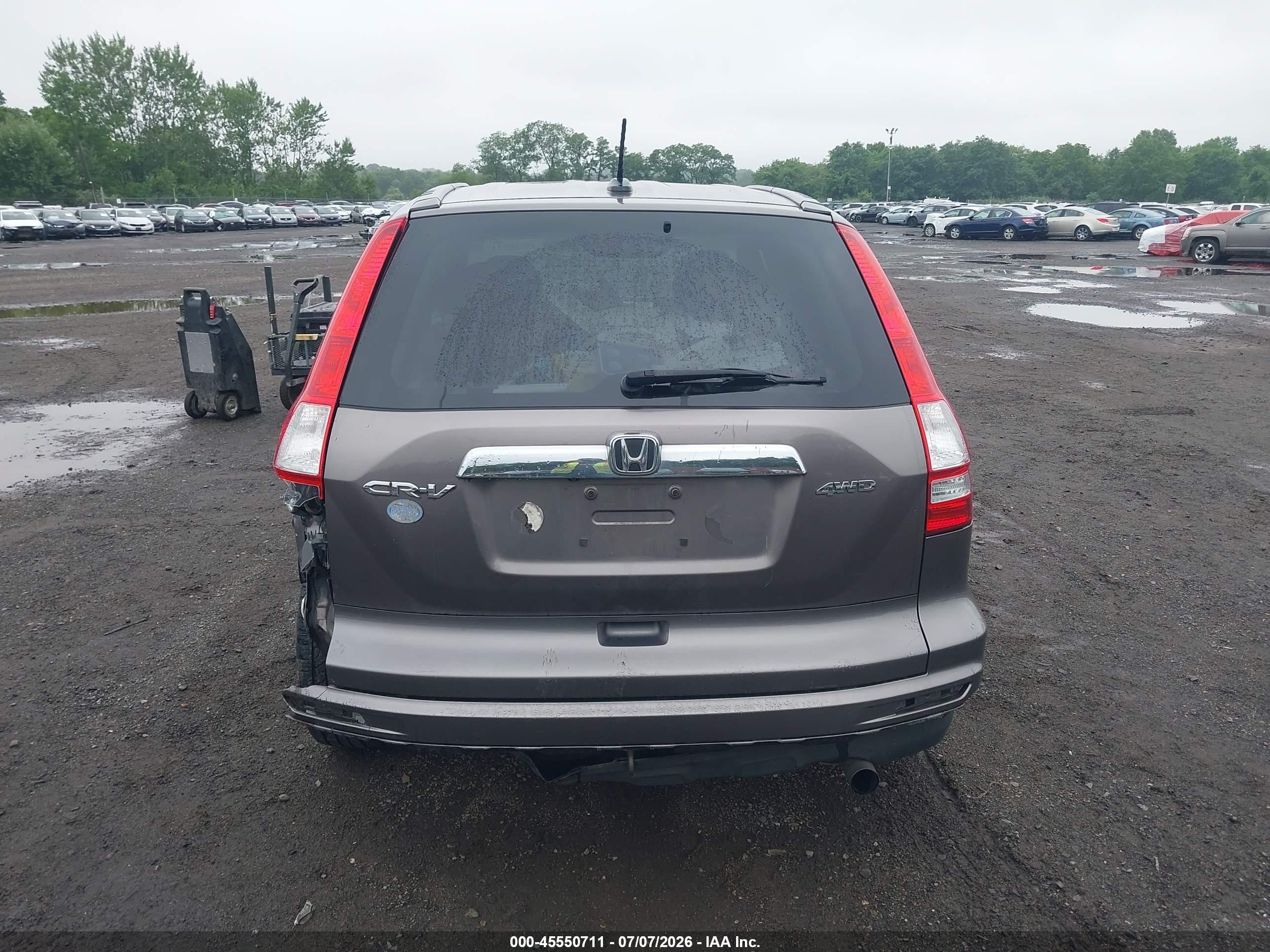 2010 Honda Cr-v Ex-l Серый vin: 5J6RE4H77AL089593