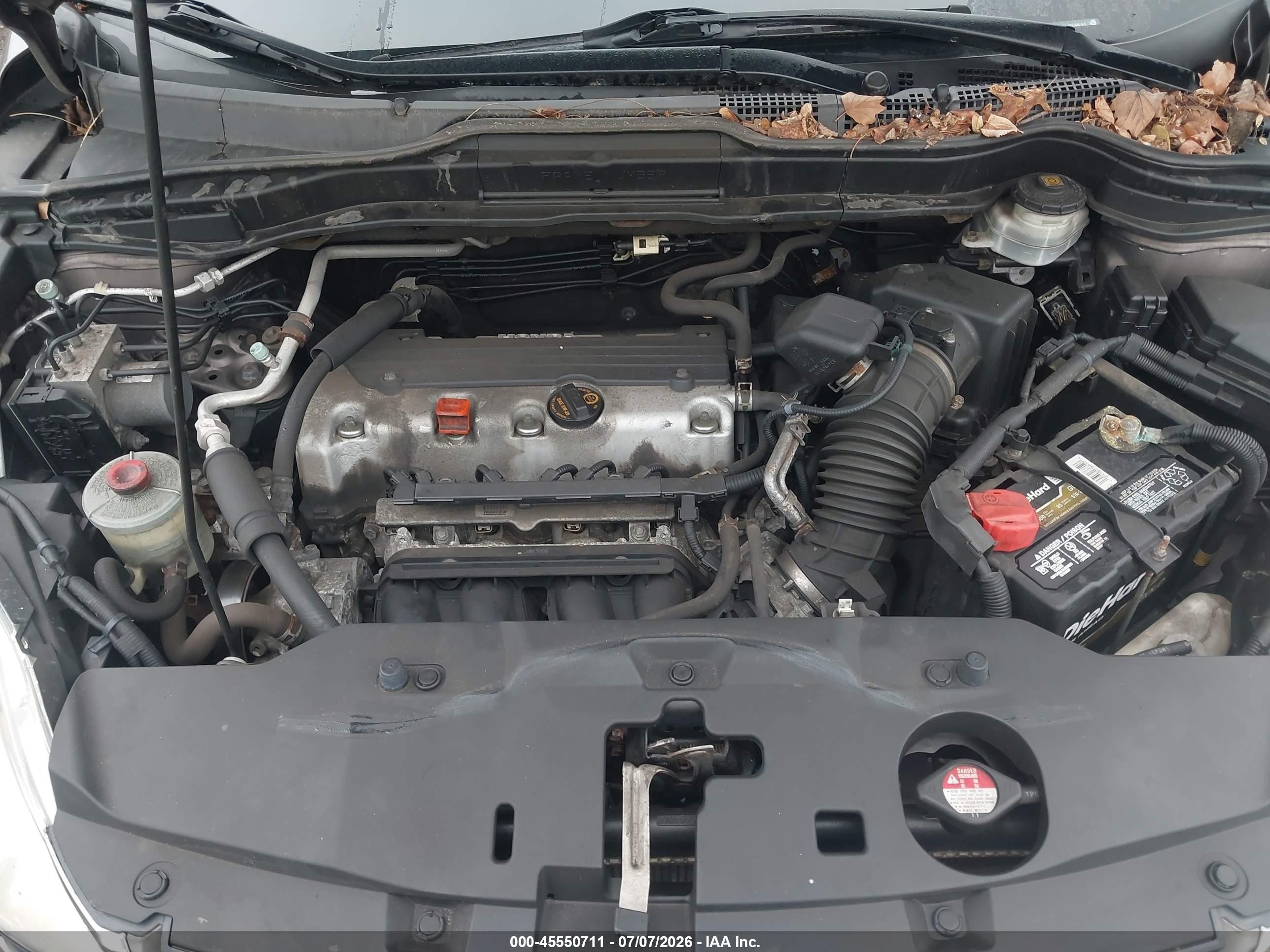 2010 Honda Cr-v Ex-l Серый vin: 5J6RE4H77AL089593