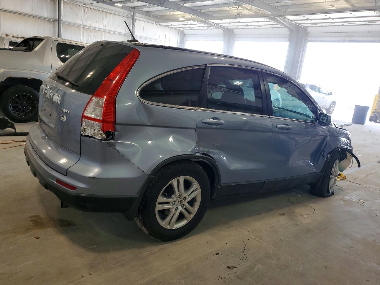 2010 Honda Cr-v Exl Blue vin: 5J6RE4H77AL094146