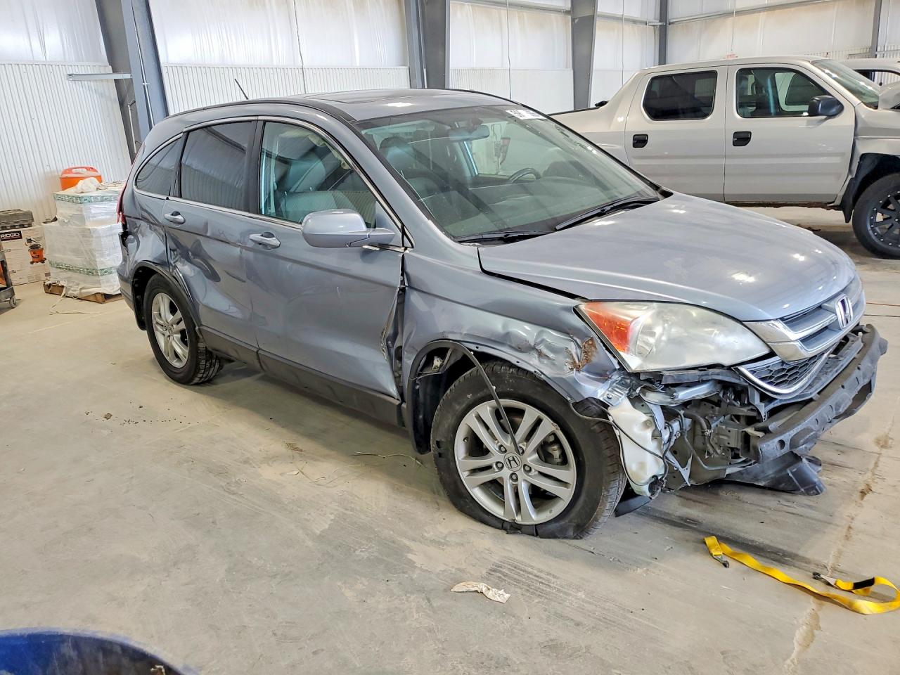 2010 Honda Cr-v Exl Blue vin: 5J6RE4H77AL094146
