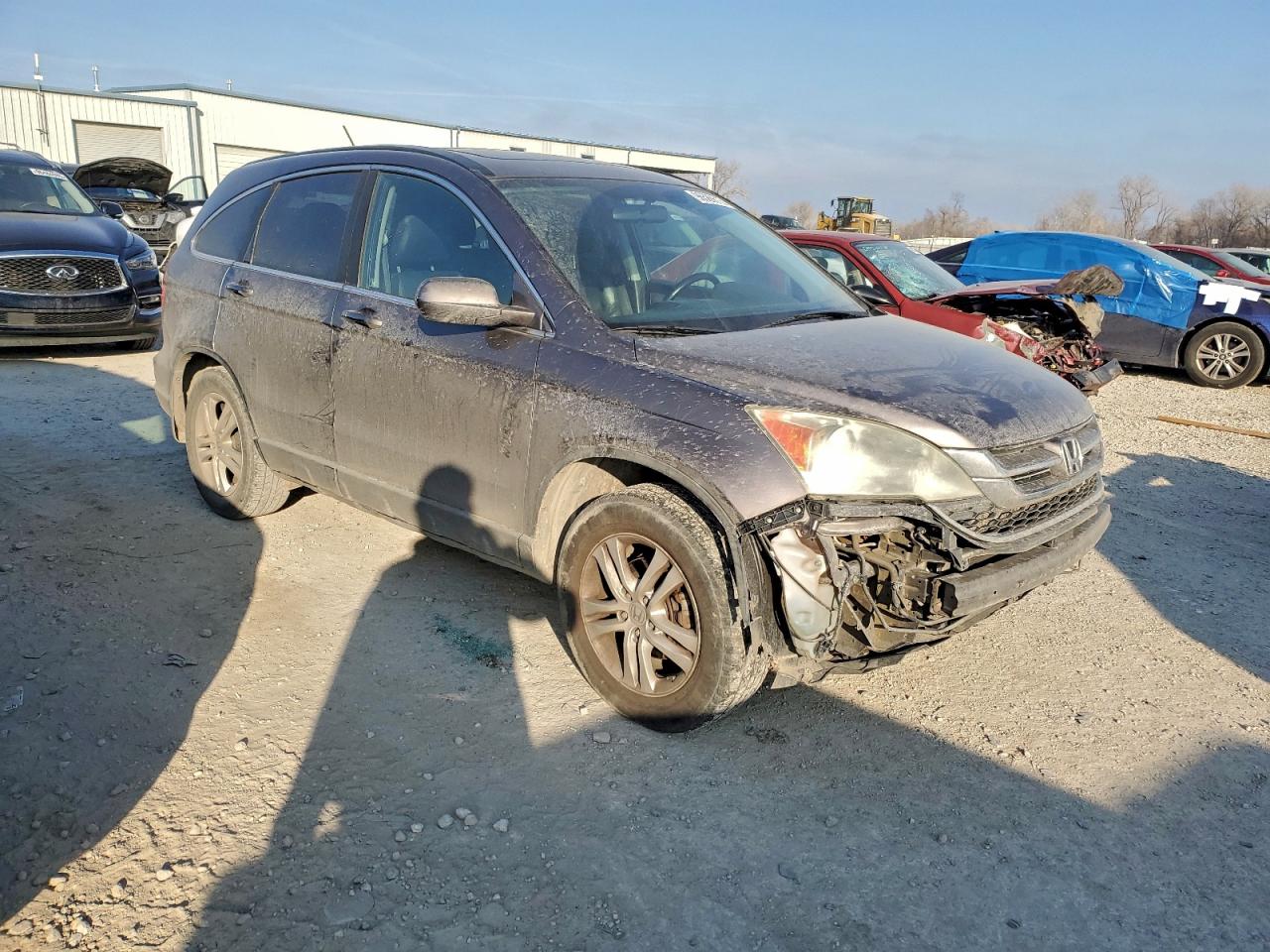 2010 Honda Cr-v Exl Silver vin: 5J6RE4H77AL100849
