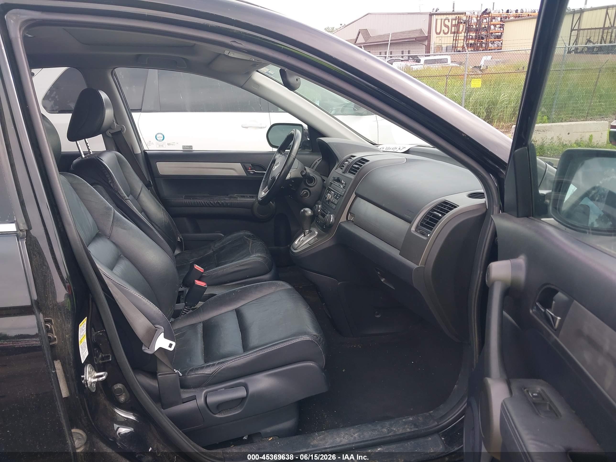 2010 Honda Cr-v Ex-l Black vin: 5J6RE4H77AL810673