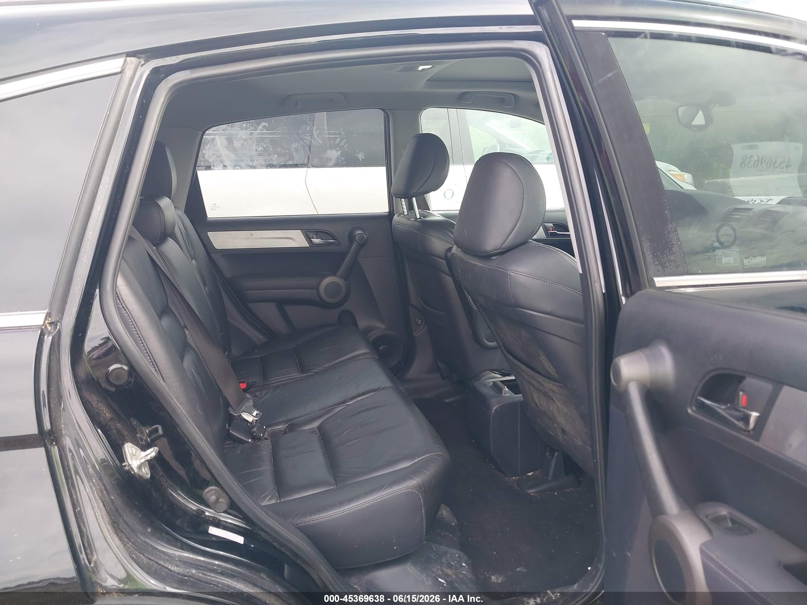 2010 Honda Cr-v Ex-l Black vin: 5J6RE4H77AL810673