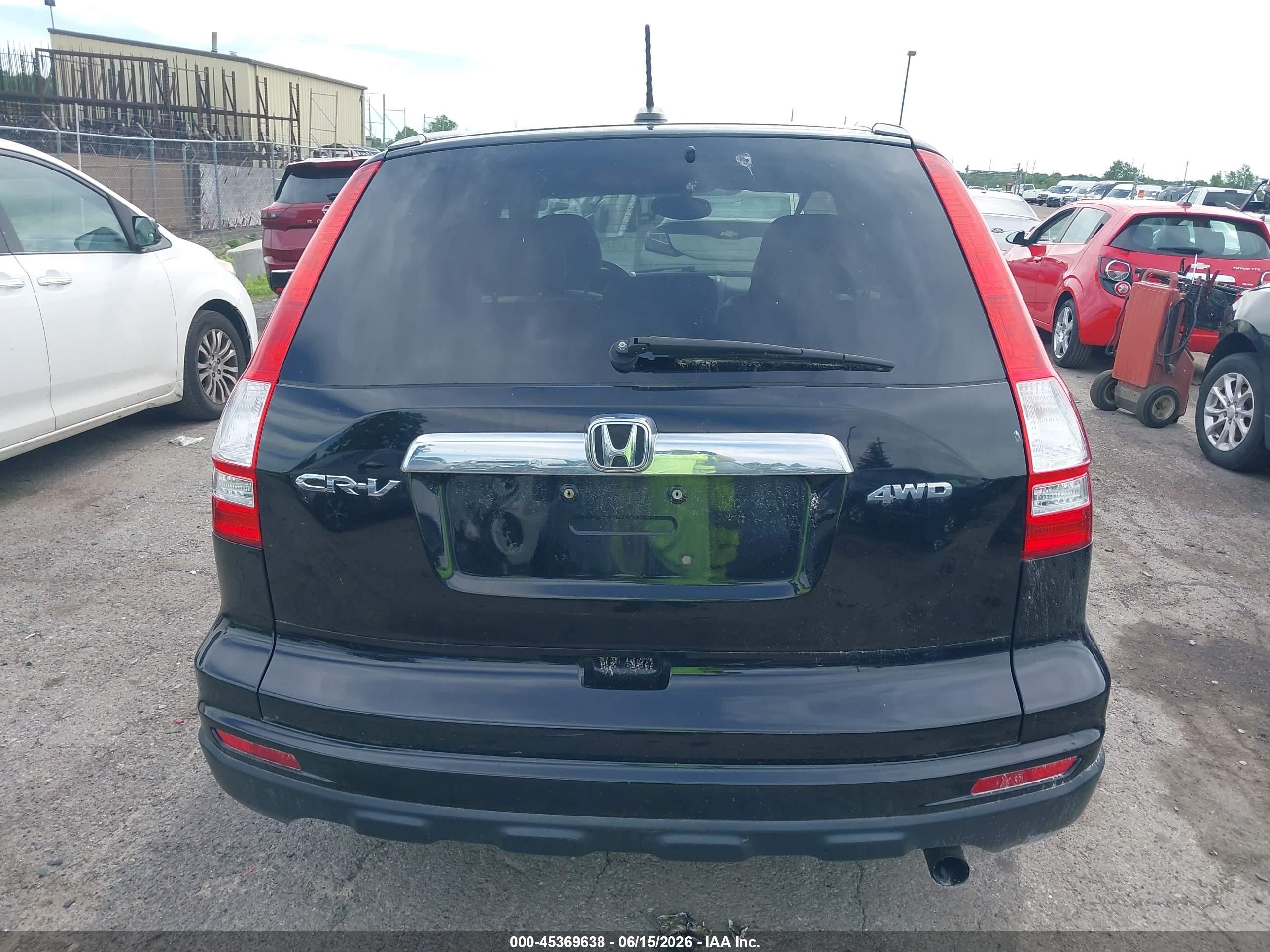2010 Honda Cr-v Ex-l Black vin: 5J6RE4H77AL810673