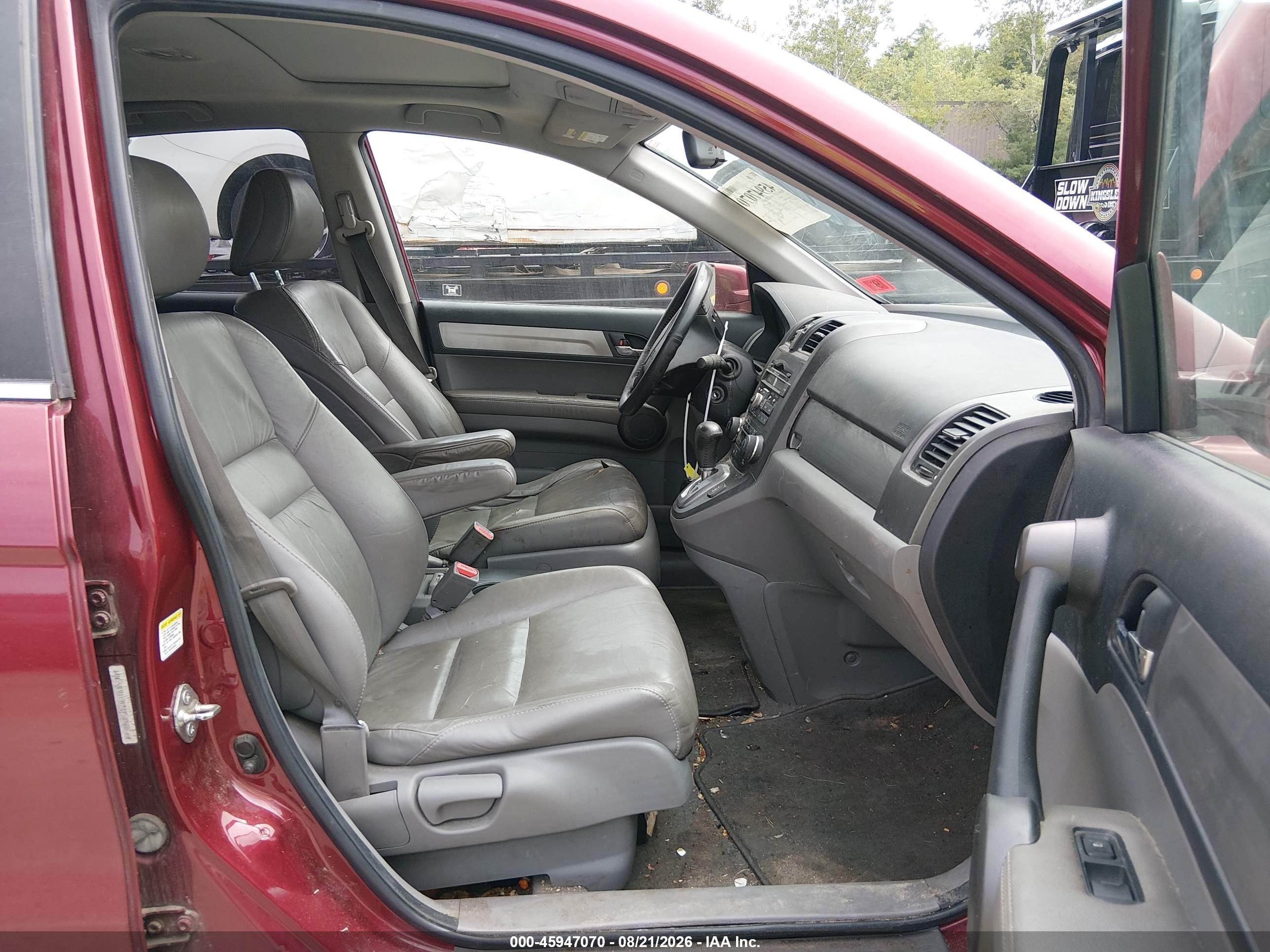 2011 Honda Cr-v Ex-l Red vin: 5J6RE4H77BL022302