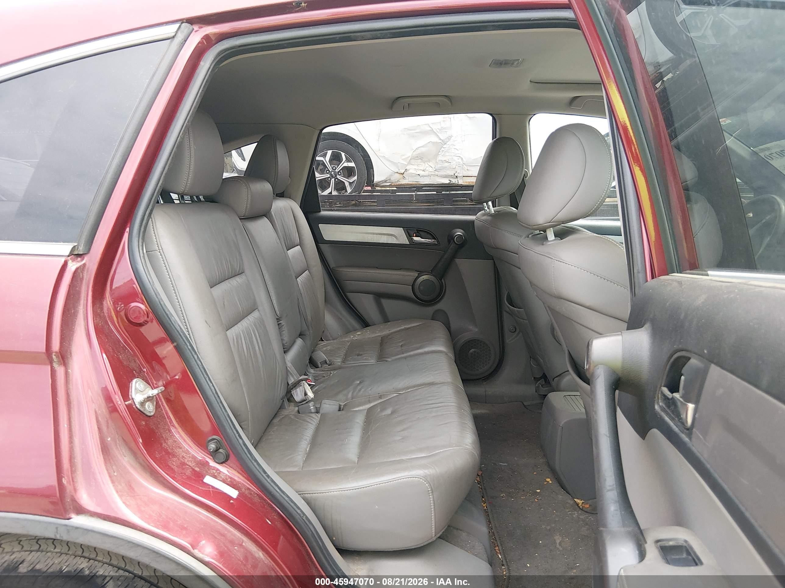 2011 Honda Cr-v Ex-l Red vin: 5J6RE4H77BL022302