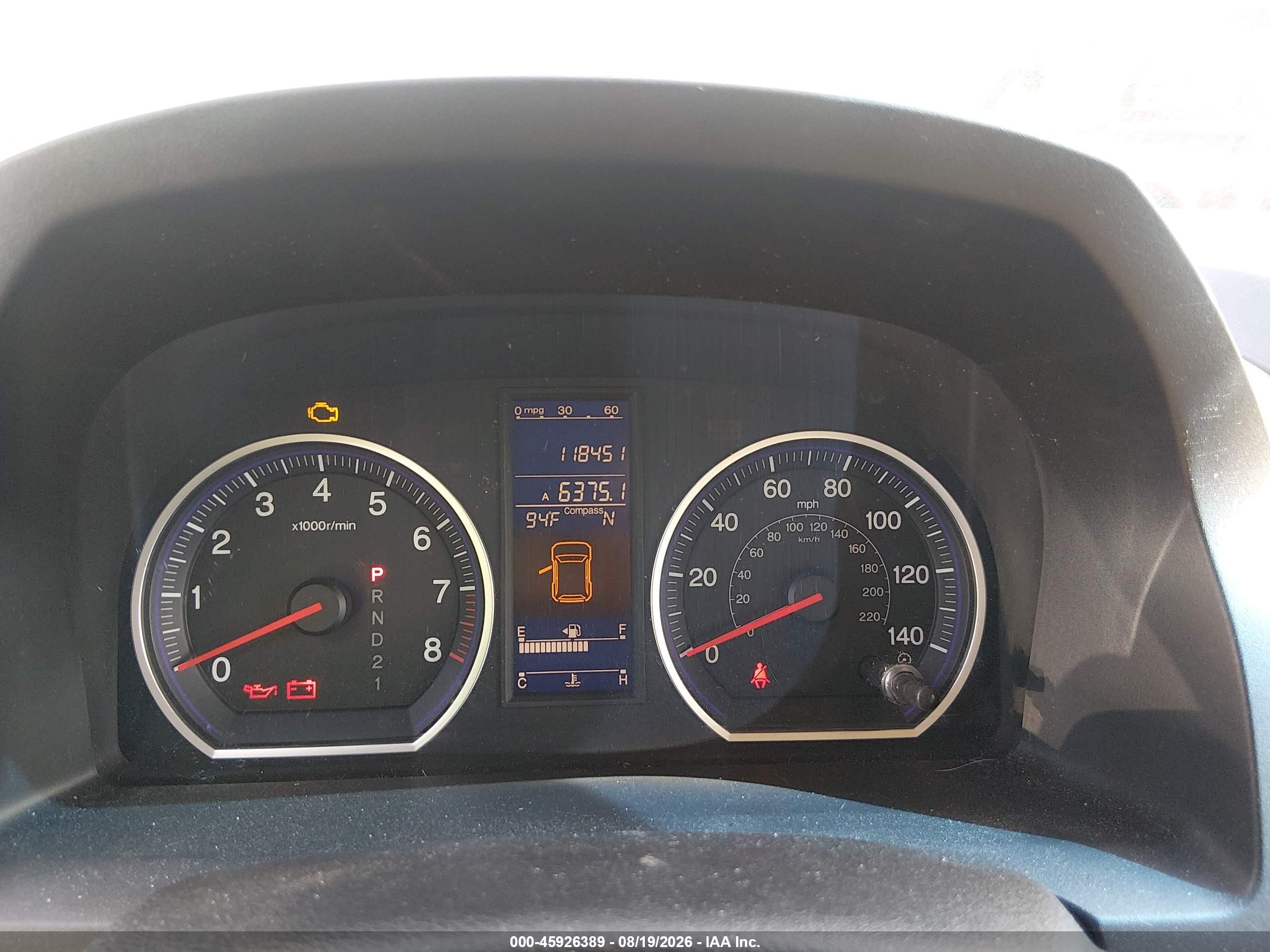 2011 Honda Cr-v Ex-l Синий vin: 5J6RE4H77BL025538