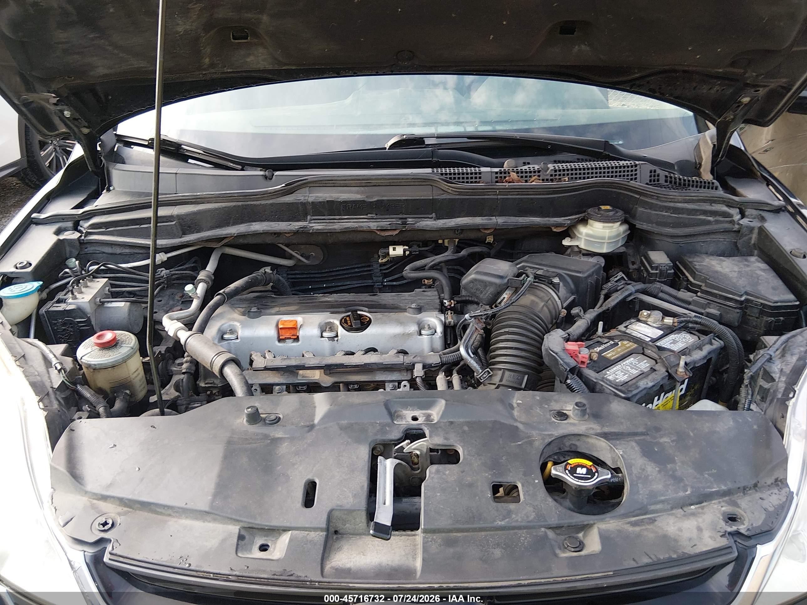 2011 Honda Cr-v Ex-l Черный vin: 5J6RE4H77BL035003