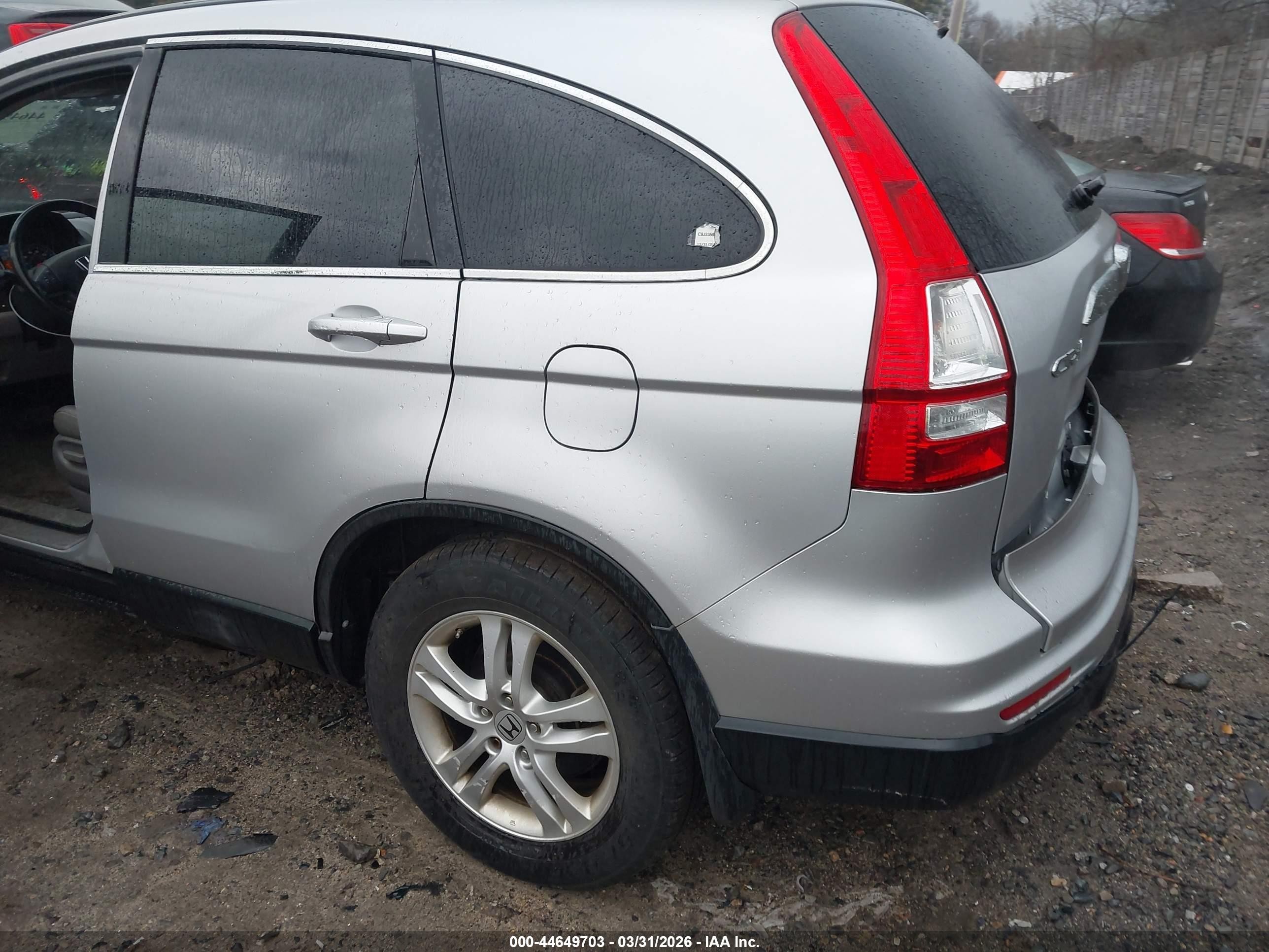 2011 Honda Cr-v Ex-l Silver vin: 5J6RE4H77BL068700