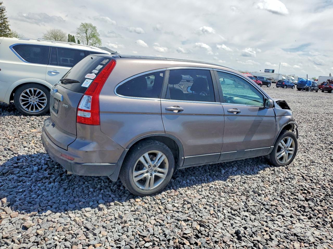 2011 Honda Cr-v Exl Gray vin: 5J6RE4H77BL073296