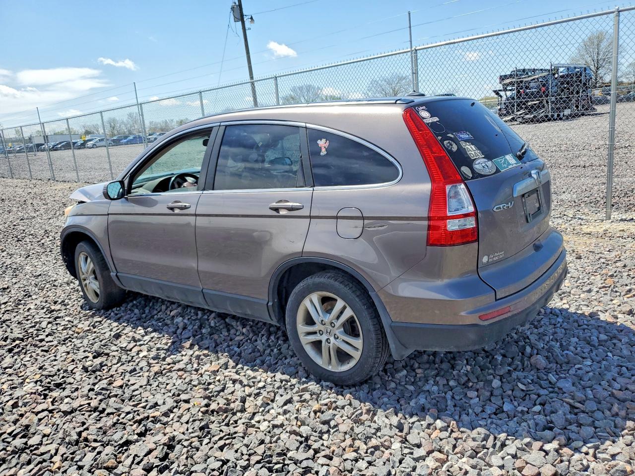 2011 Honda Cr-v Exl Gray vin: 5J6RE4H77BL073296