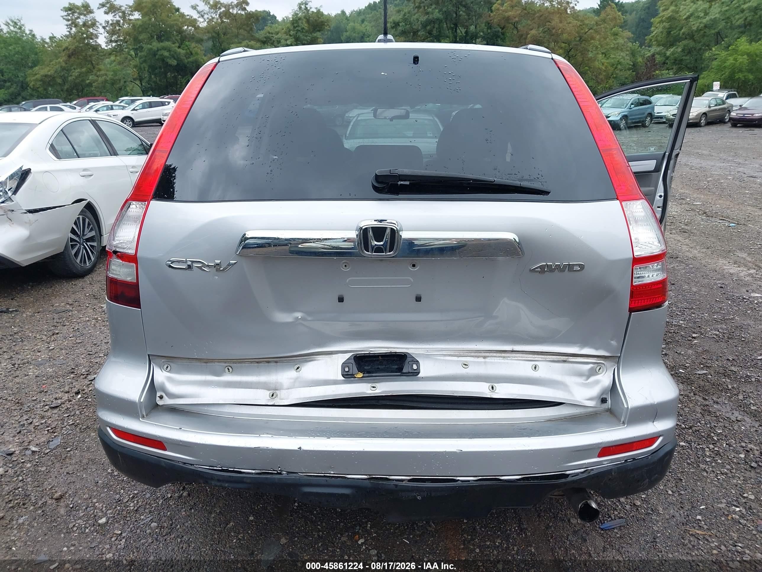 2011 Honda Cr-v Ex-l Silver vin: 5J6RE4H77BL100495