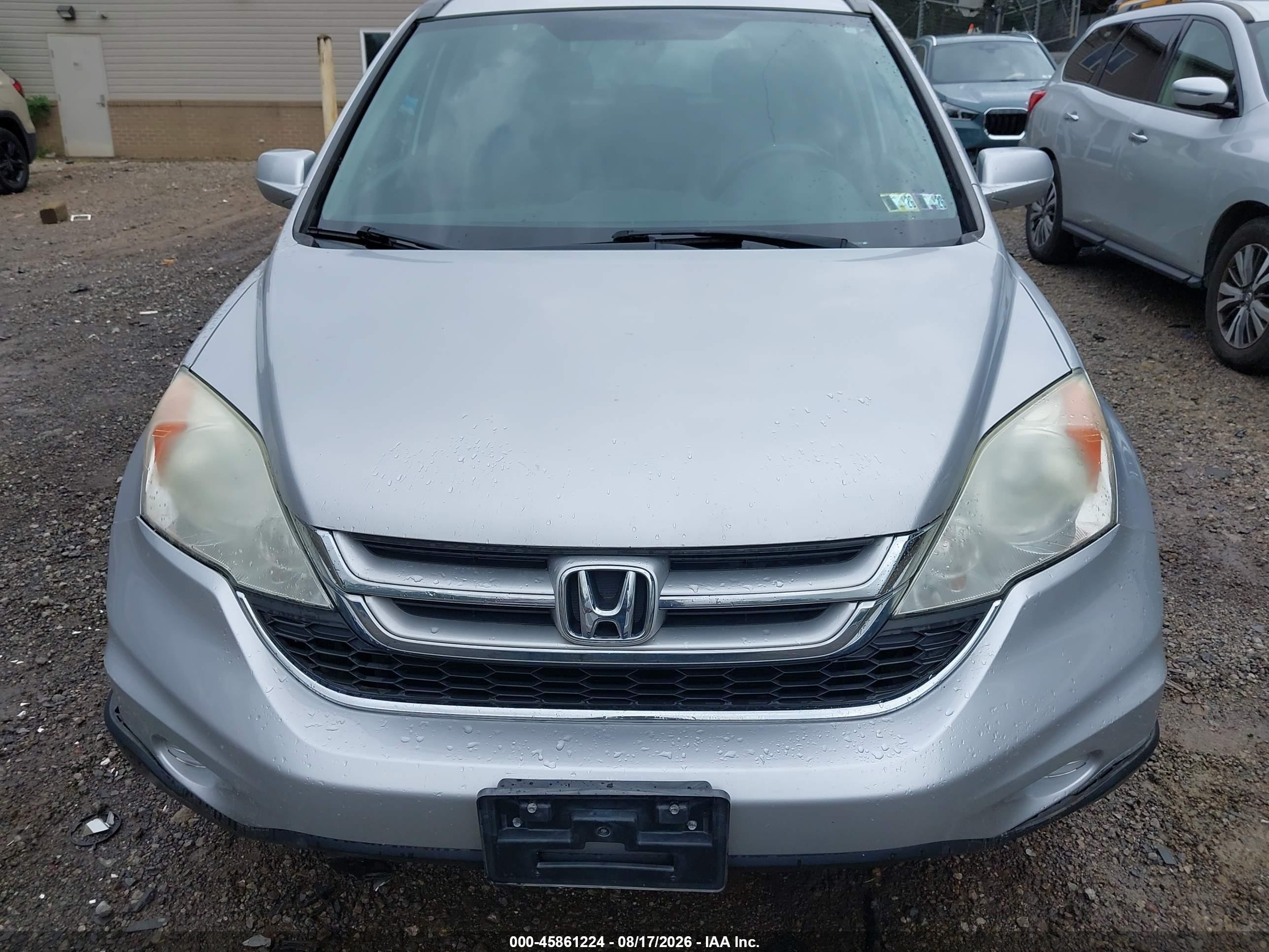 2011 Honda Cr-v Ex-l Silver vin: 5J6RE4H77BL100495