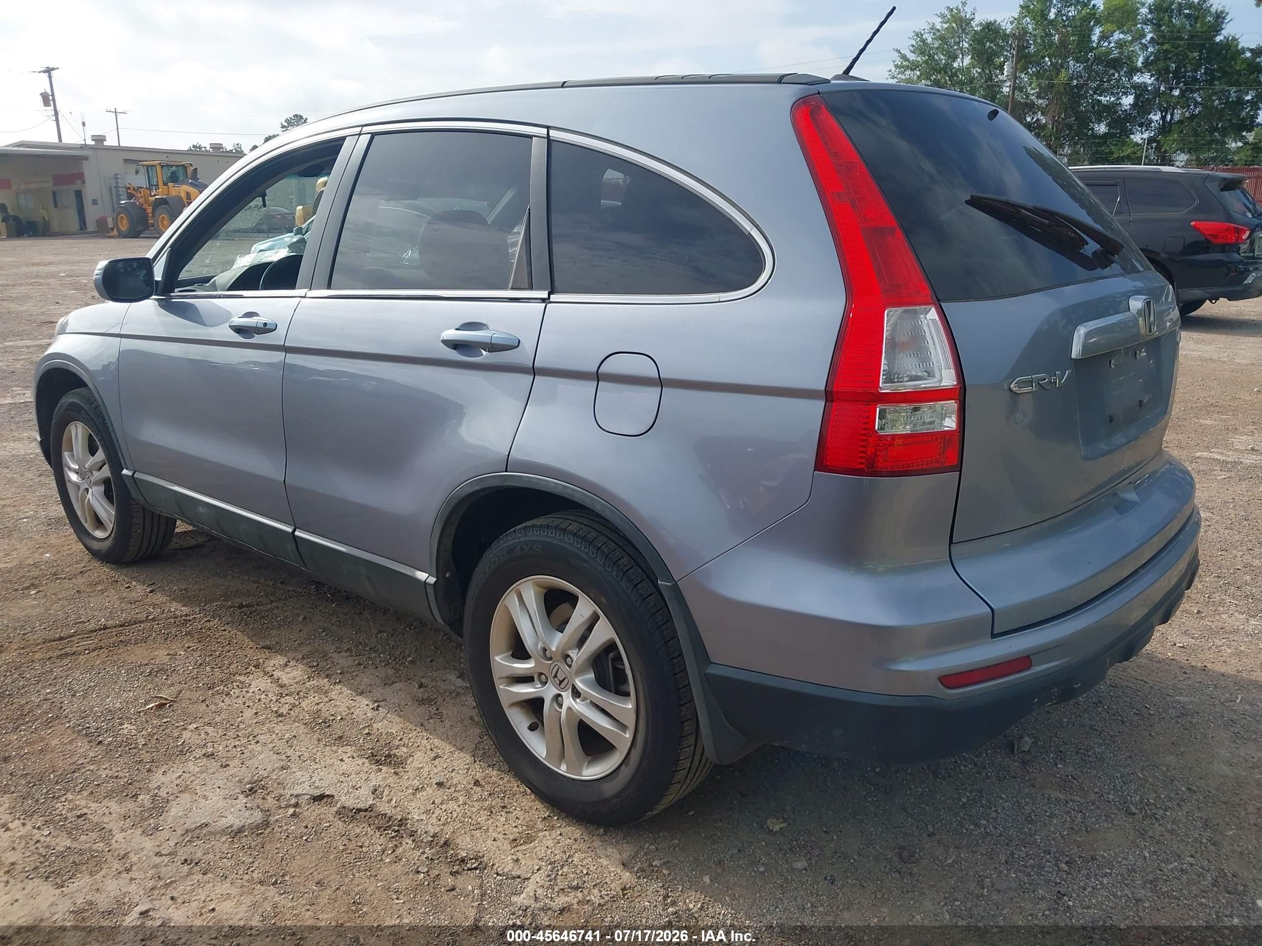 2011 Honda Cr-v Ex-l Light Blue vin: 5J6RE4H77BL118480