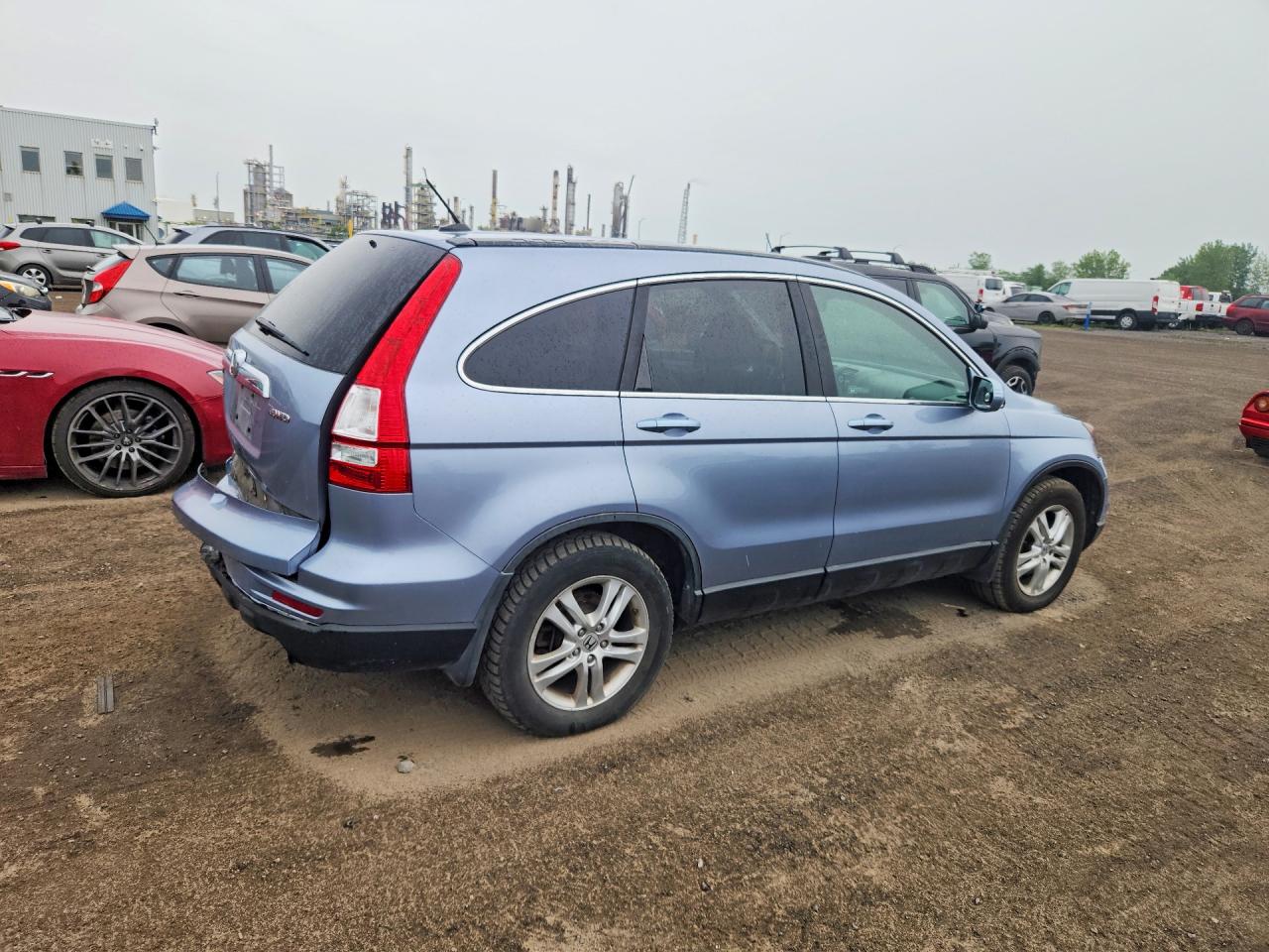 2011 Honda Cr-v Exl Синий vin: 5J6RE4H77BL824896