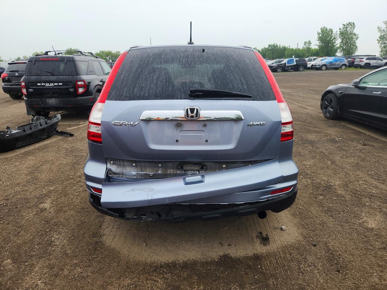2011 Honda Cr-v Exl Синий vin: 5J6RE4H77BL824896