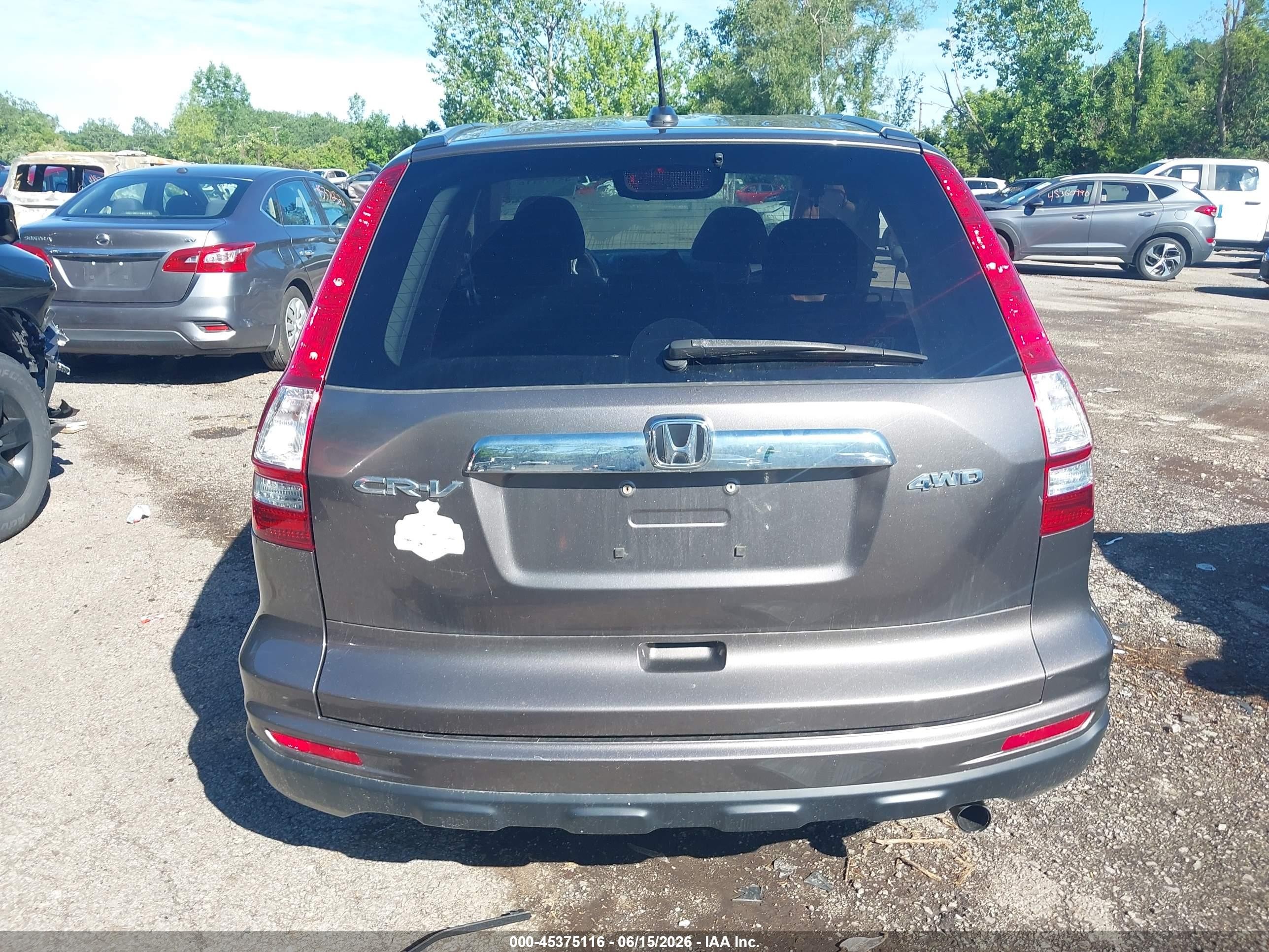 2010 Honda Cr-v Ex-l Gray vin: 5J6RE4H78AL001506