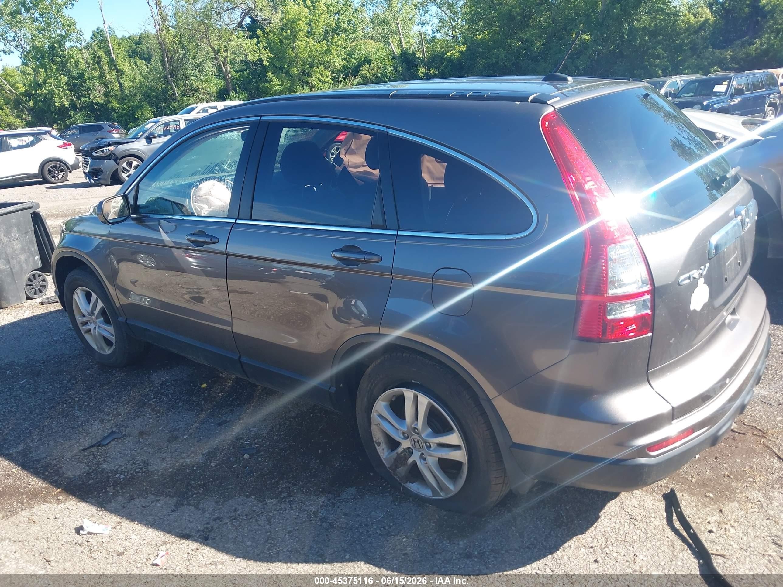 2010 Honda Cr-v Ex-l Gray vin: 5J6RE4H78AL001506