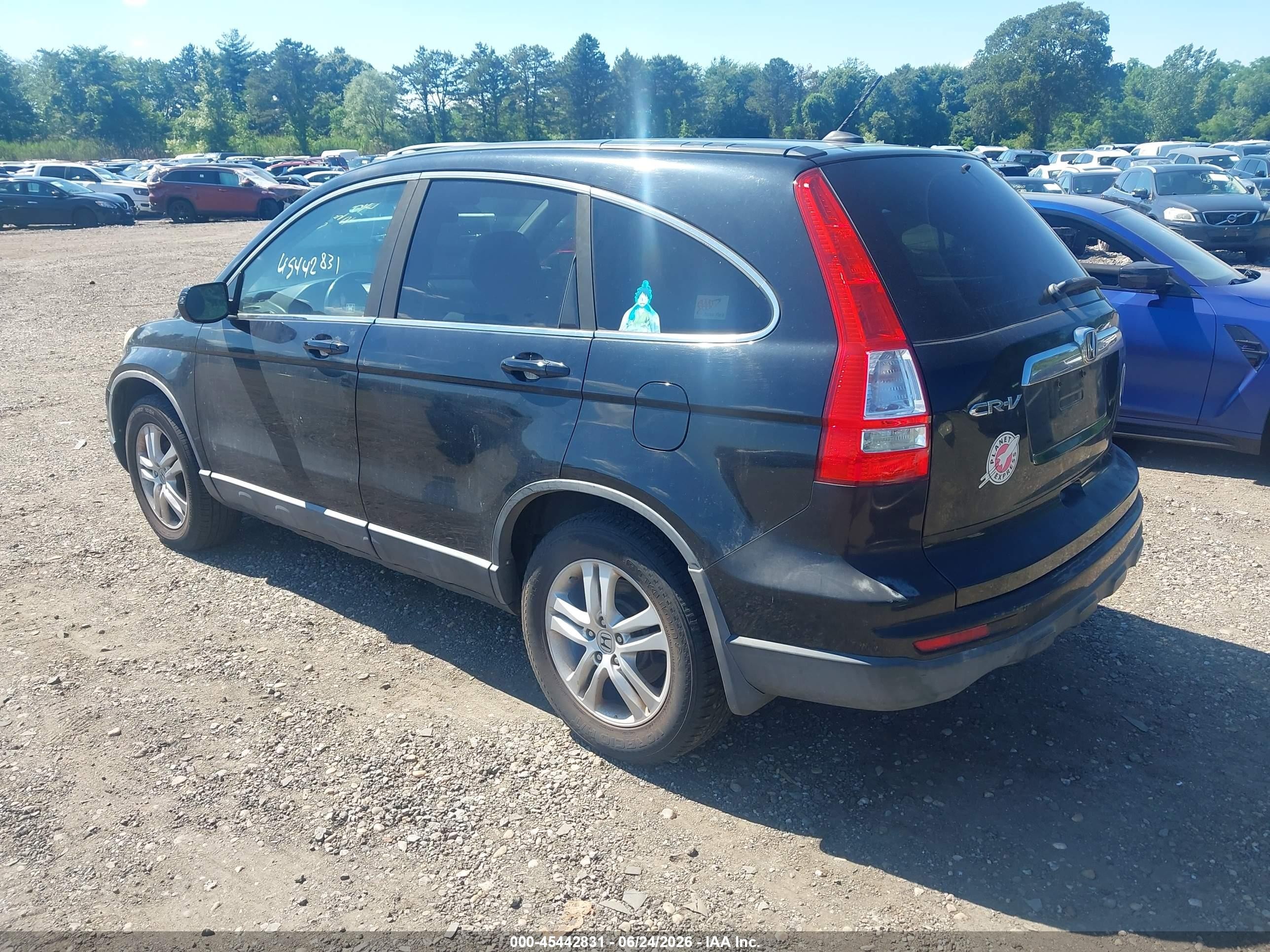 2010 Honda Cr-v Ex-l Черный vin: 5J6RE4H78AL005295