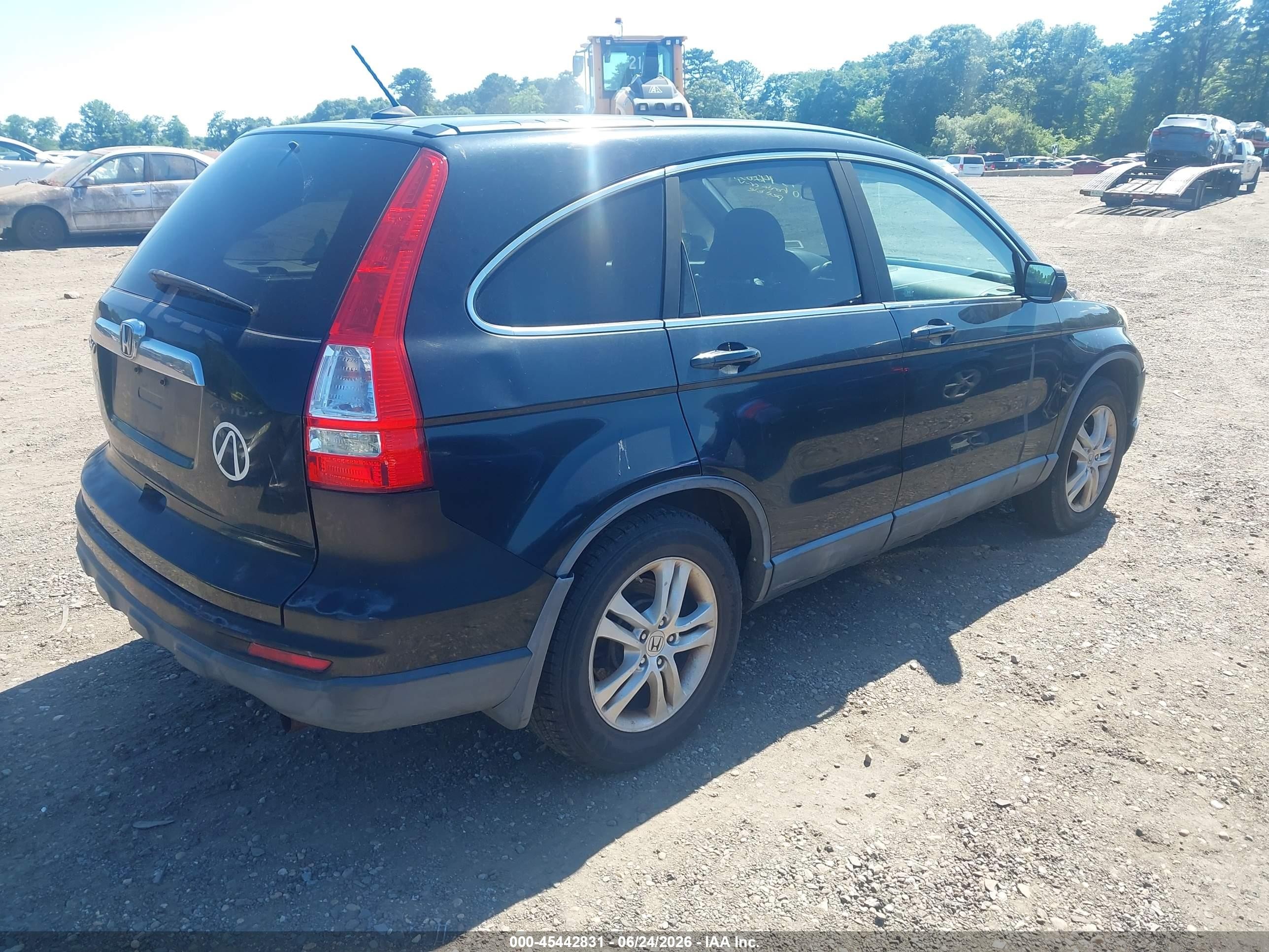2010 Honda Cr-v Ex-l Черный vin: 5J6RE4H78AL005295