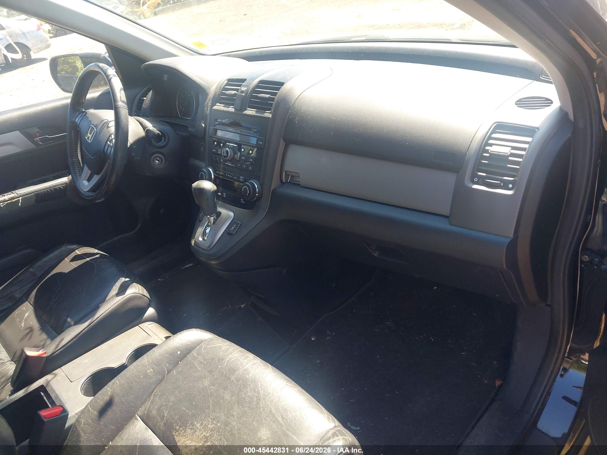 2010 Honda Cr-v Ex-l Черный vin: 5J6RE4H78AL005295