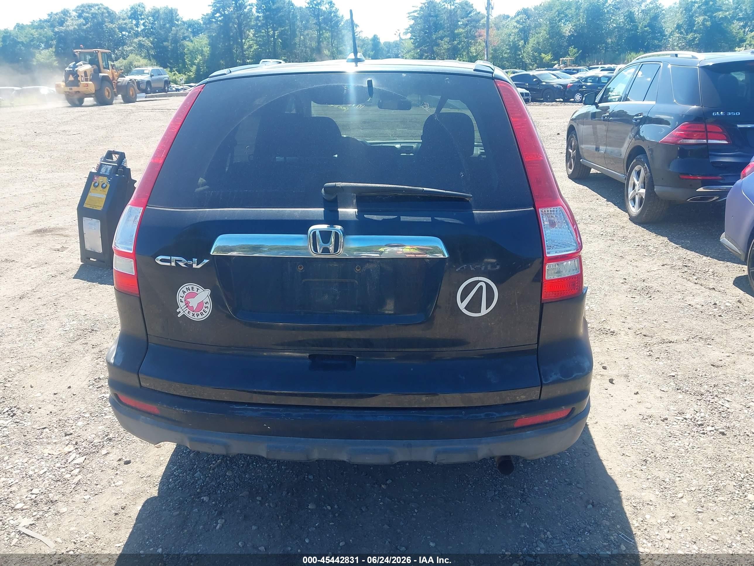 2010 Honda Cr-v Ex-l Черный vin: 5J6RE4H78AL005295