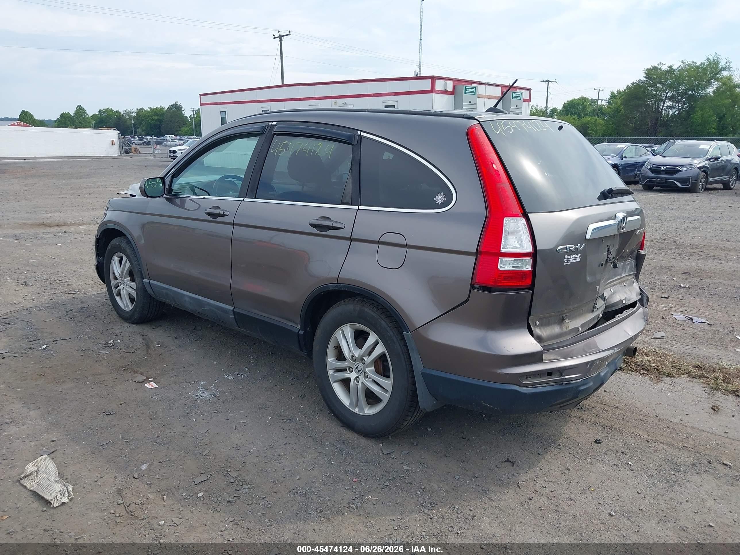 2010 Honda Cr-v Ex-l Серый vin: 5J6RE4H78AL018032