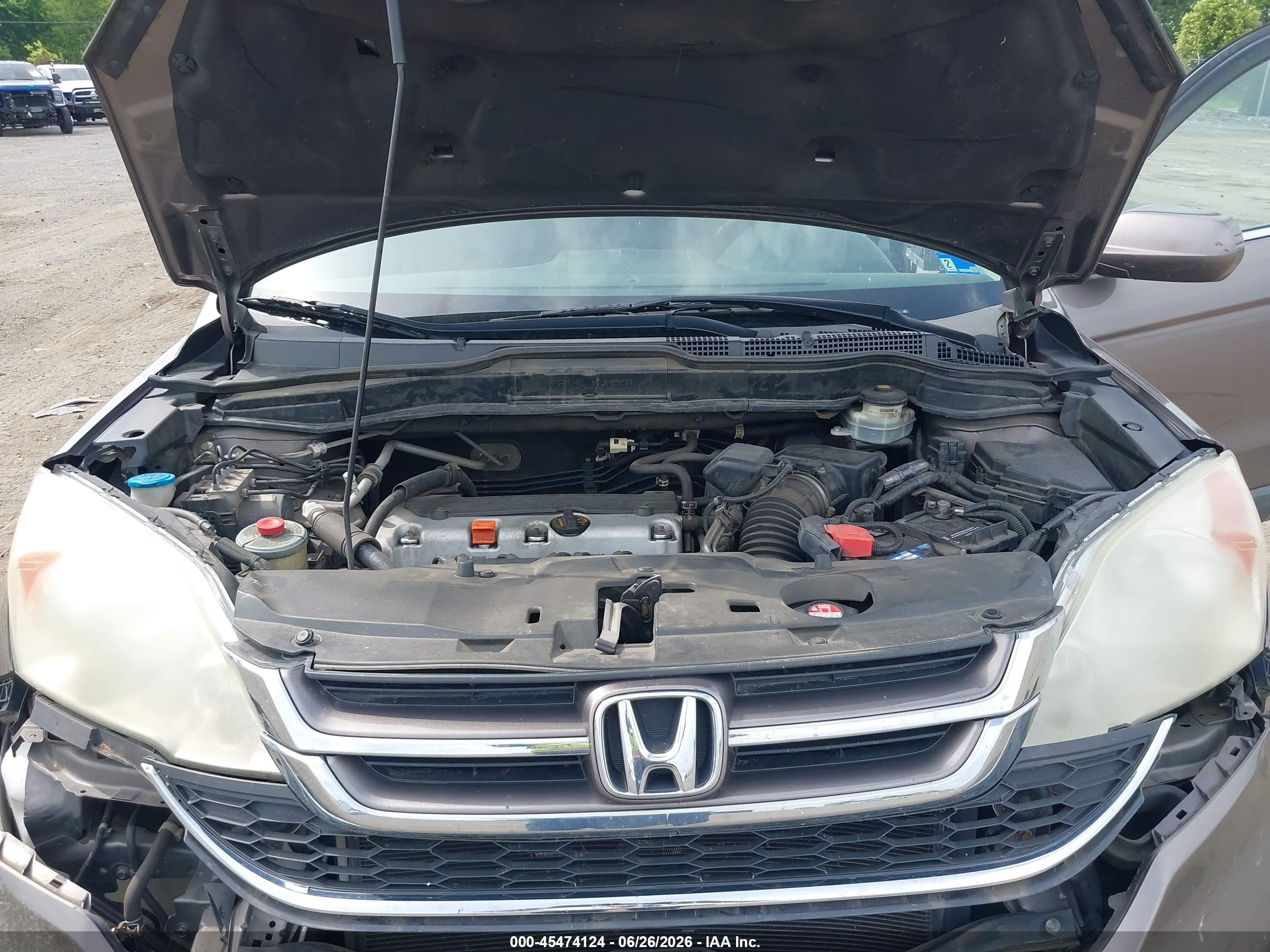 2010 Honda Cr-v Ex-l Серый vin: 5J6RE4H78AL018032