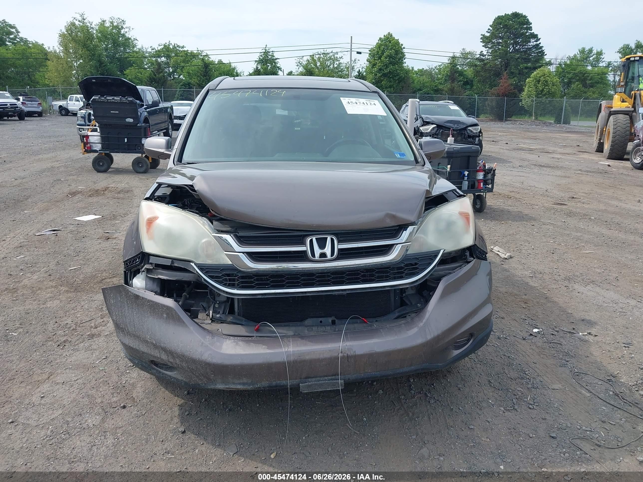 2010 Honda Cr-v Ex-l Серый vin: 5J6RE4H78AL018032