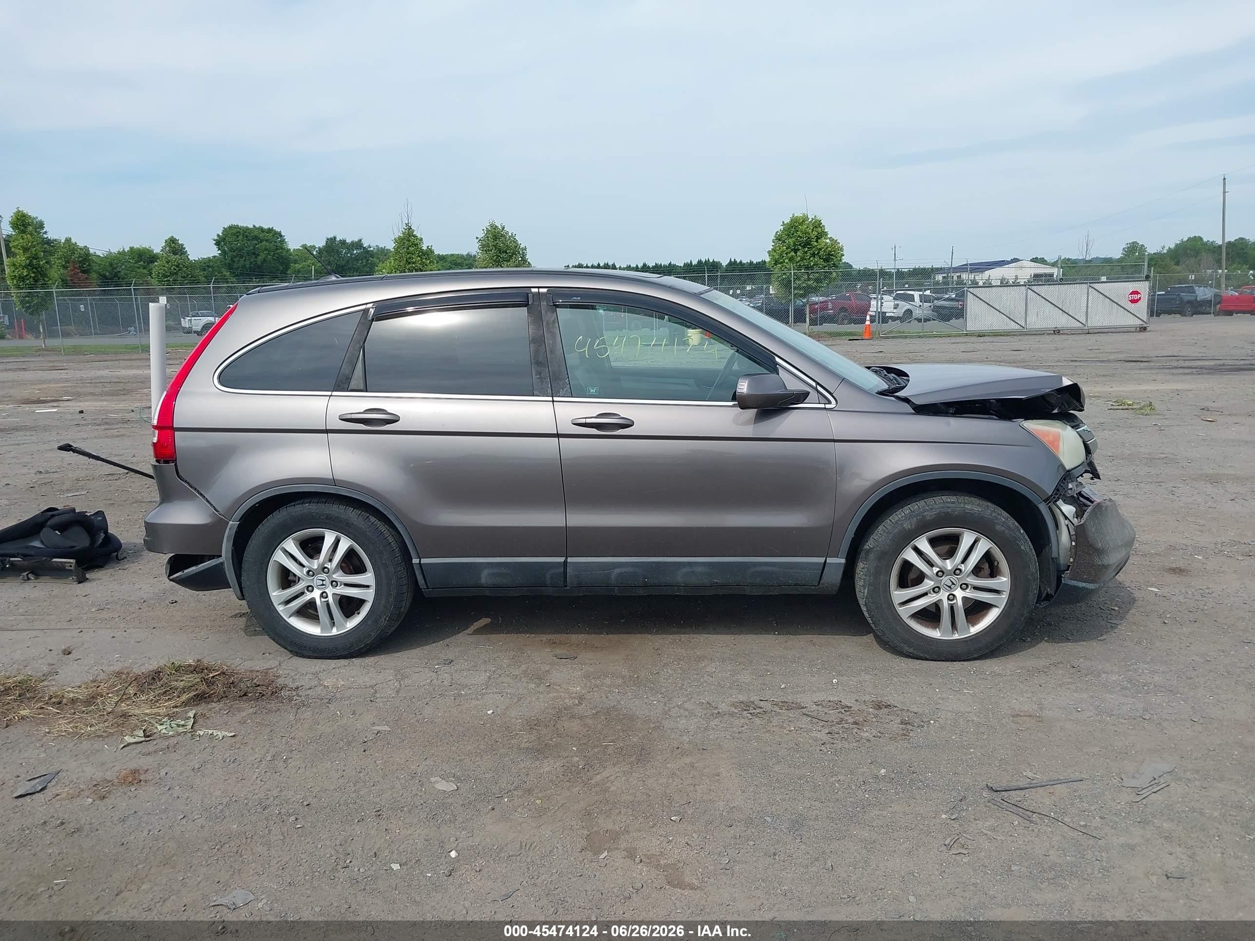 2010 Honda Cr-v Ex-l Серый vin: 5J6RE4H78AL018032